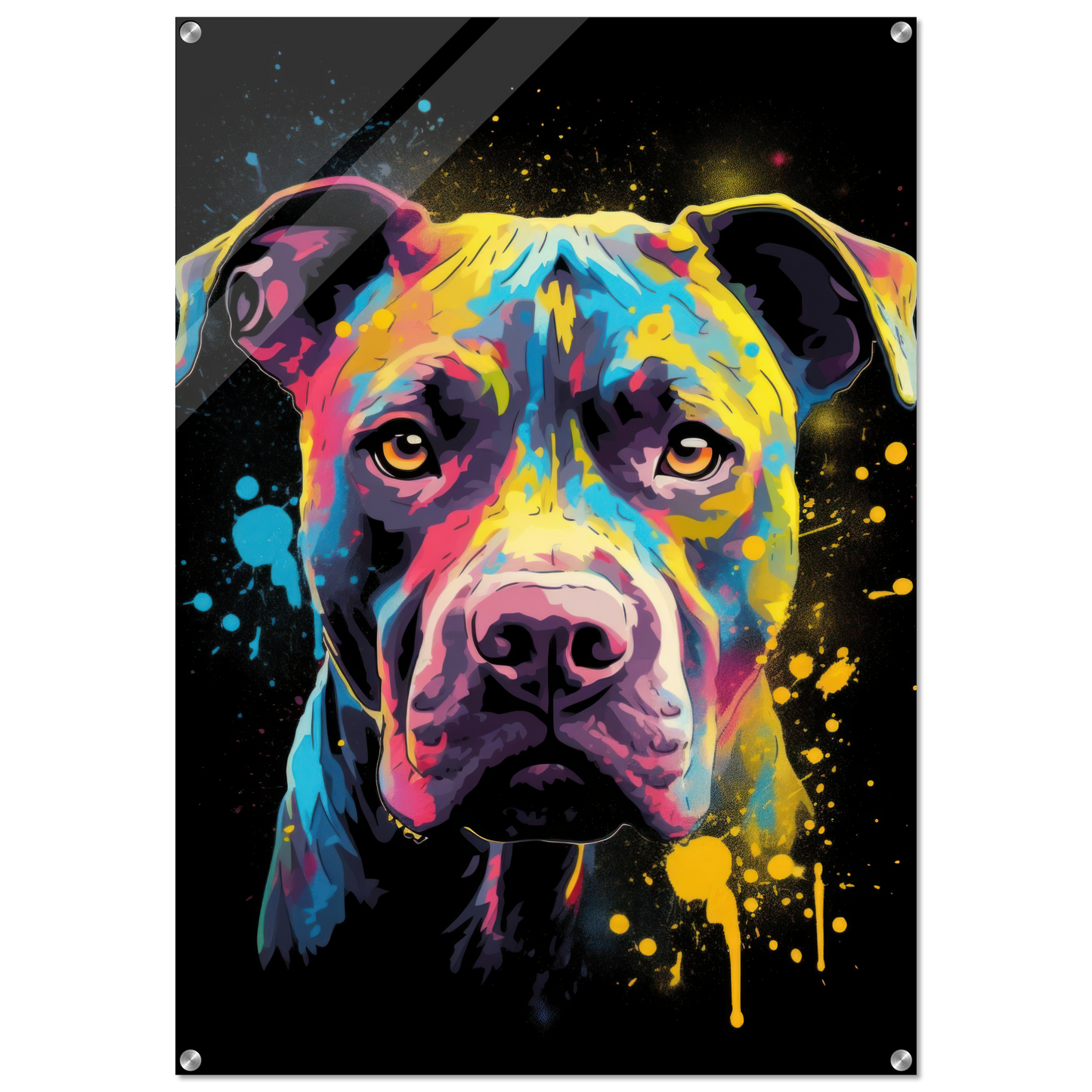 American Staffordshire Terrier Pop Art (DOG158)