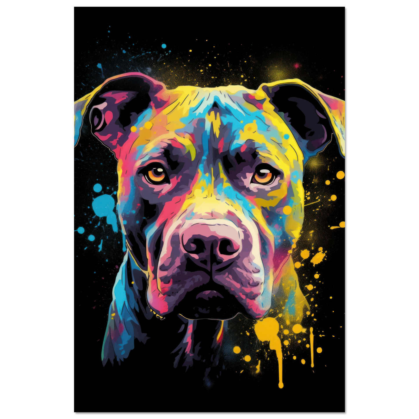 American Staffordshire Terrier Pop Art (DOG158)