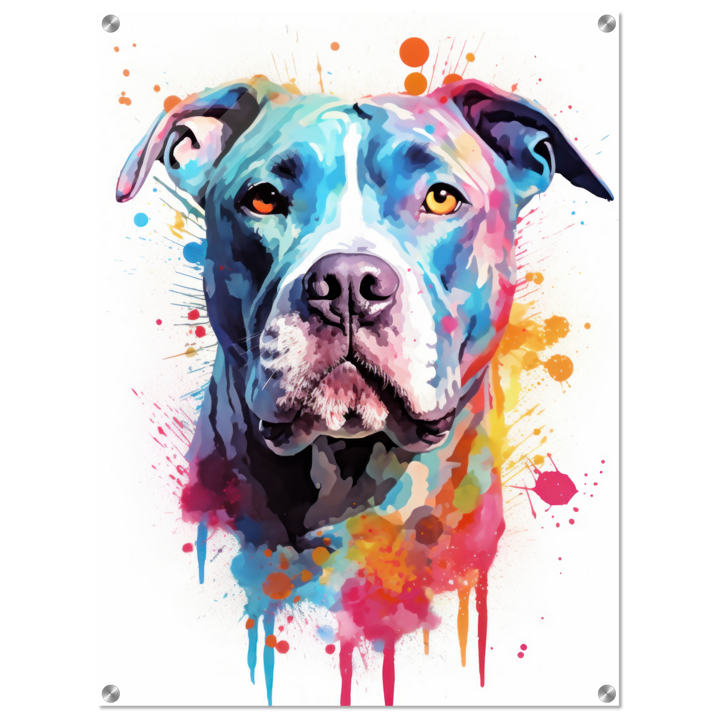 American Staffordshire Terrier Pop Art (DOG161)