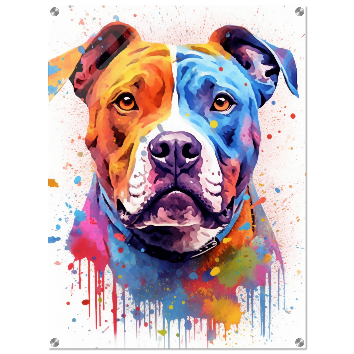 American Staffordshire Terrier Pop Art (DOG163)
