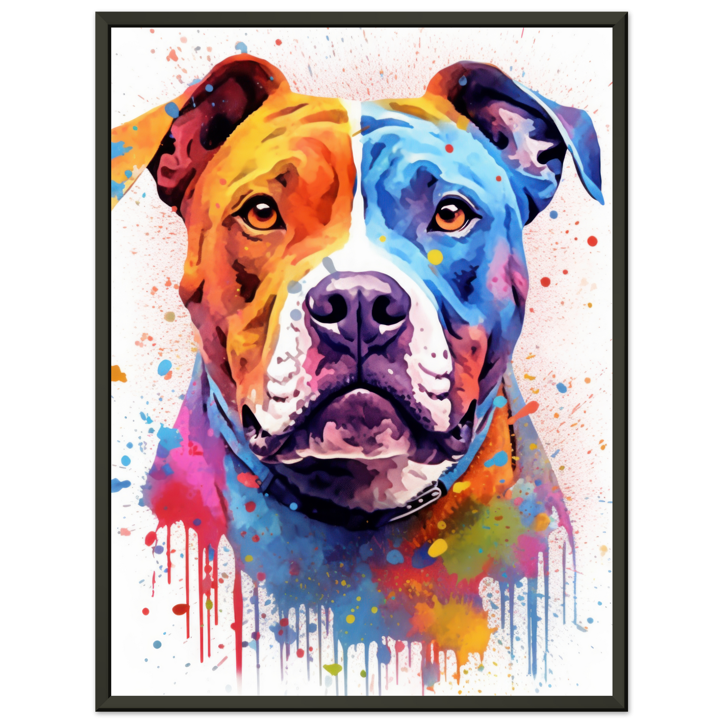 American Staffordshire Terrier Pop-Art (DOG163)
