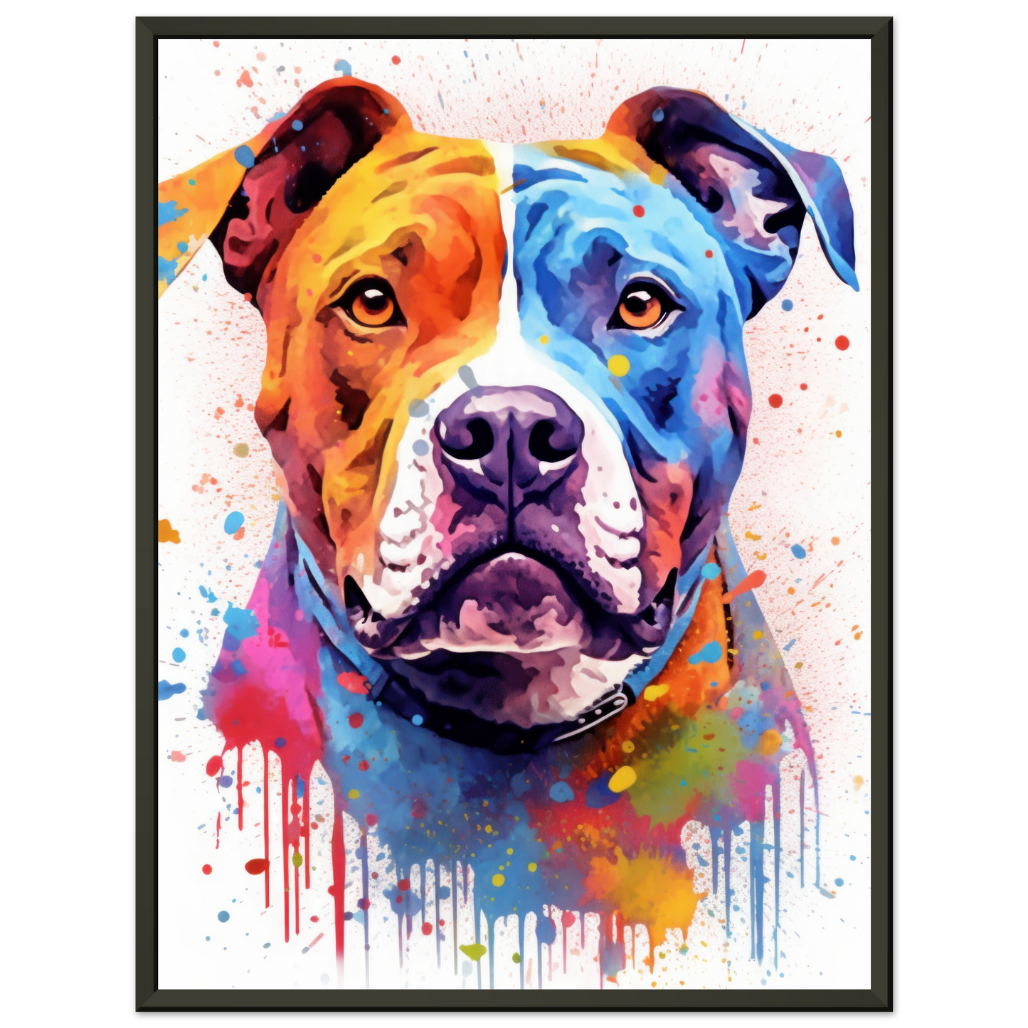 American Staffordshire Terrier Pop Art (DOG163)