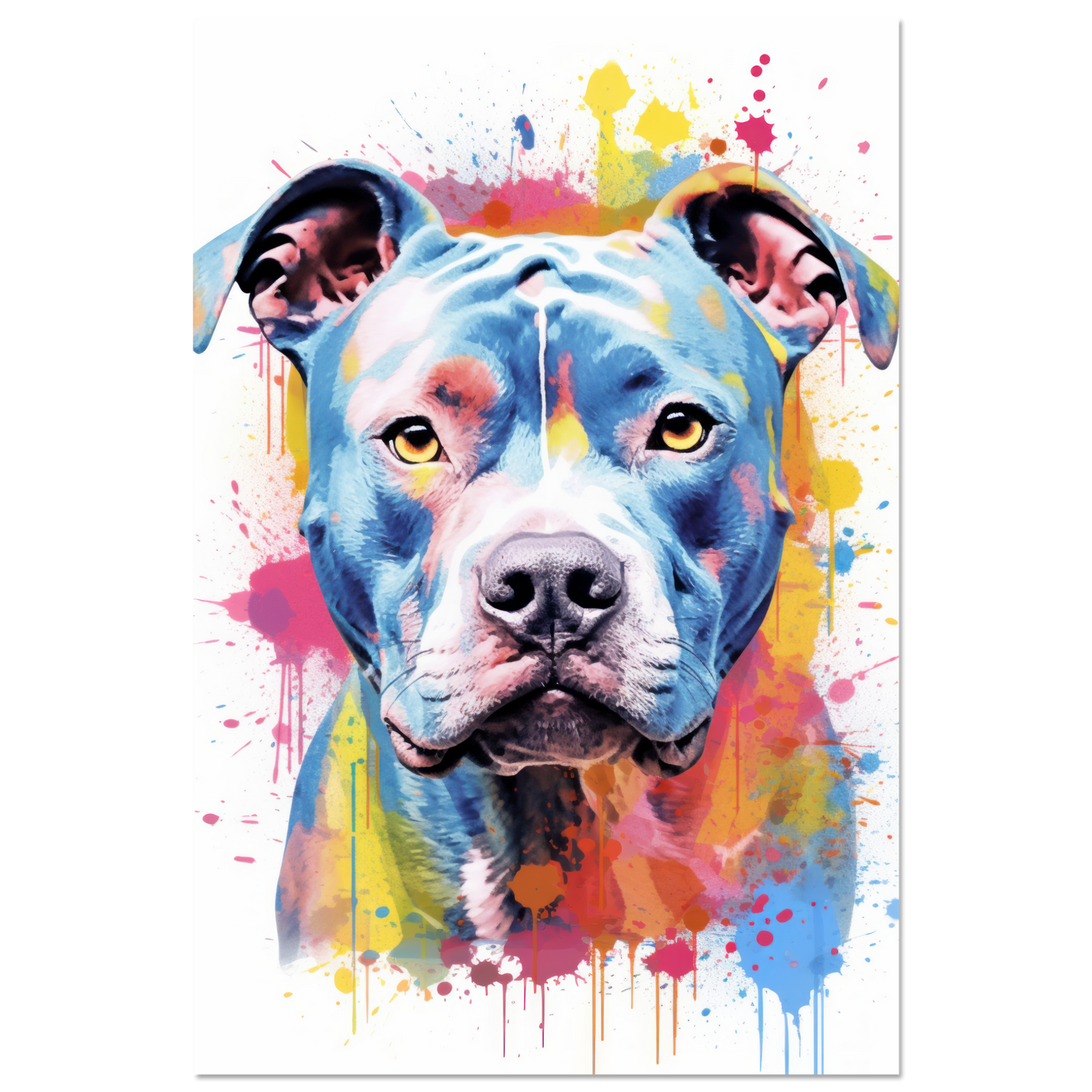 American Staffordshire Terrier Pop Art (DOG164)