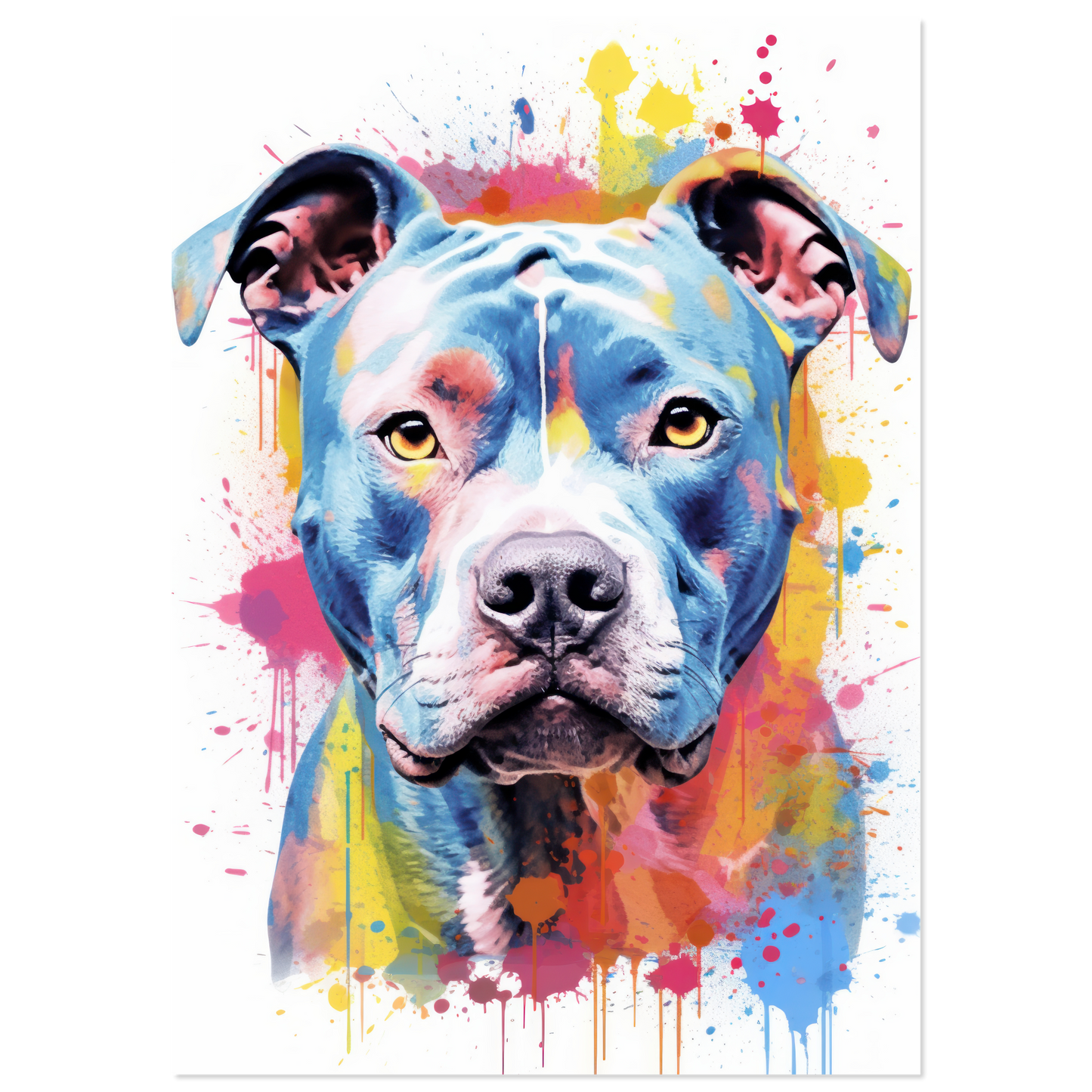 American Staffordshire Terrier Pop Art (DOG164)