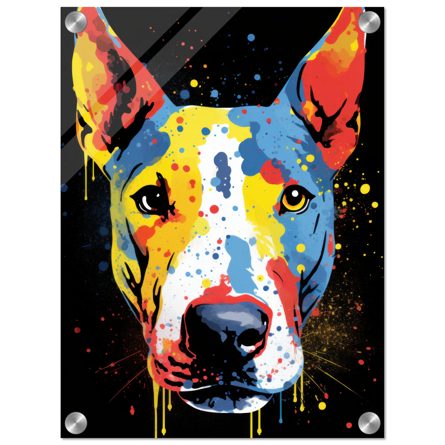 Bullterrier Pop-Art (DOG165)