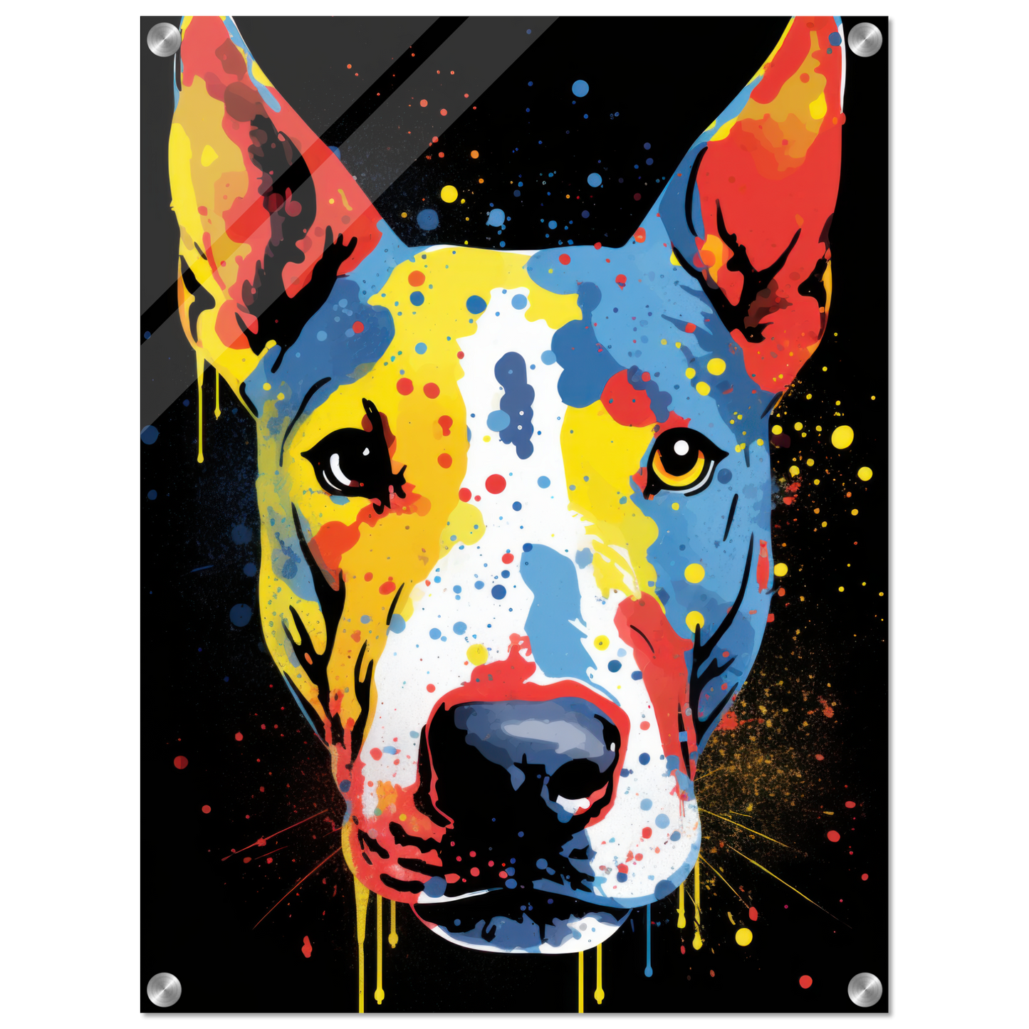 Bullterrier Pop-Art (DOG165)