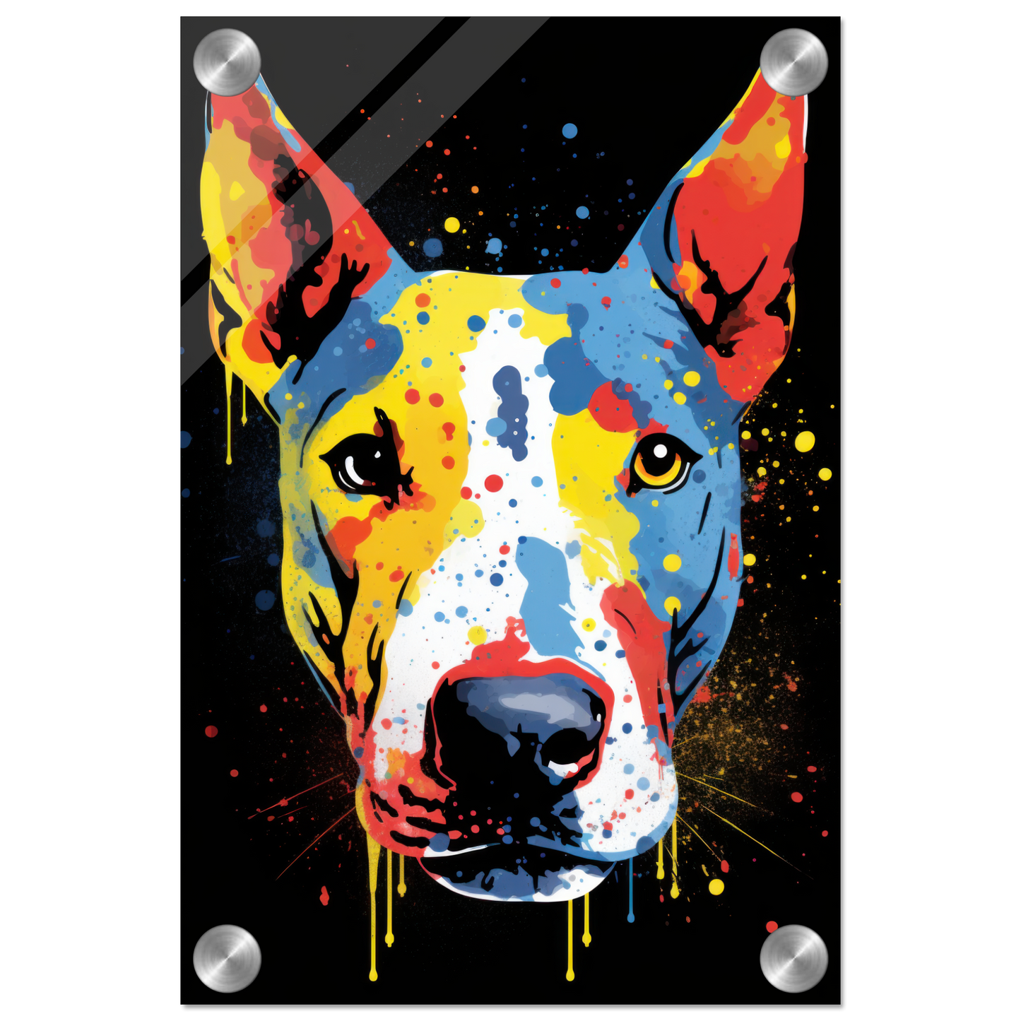 Bullterrier Pop-Art (DOG165)