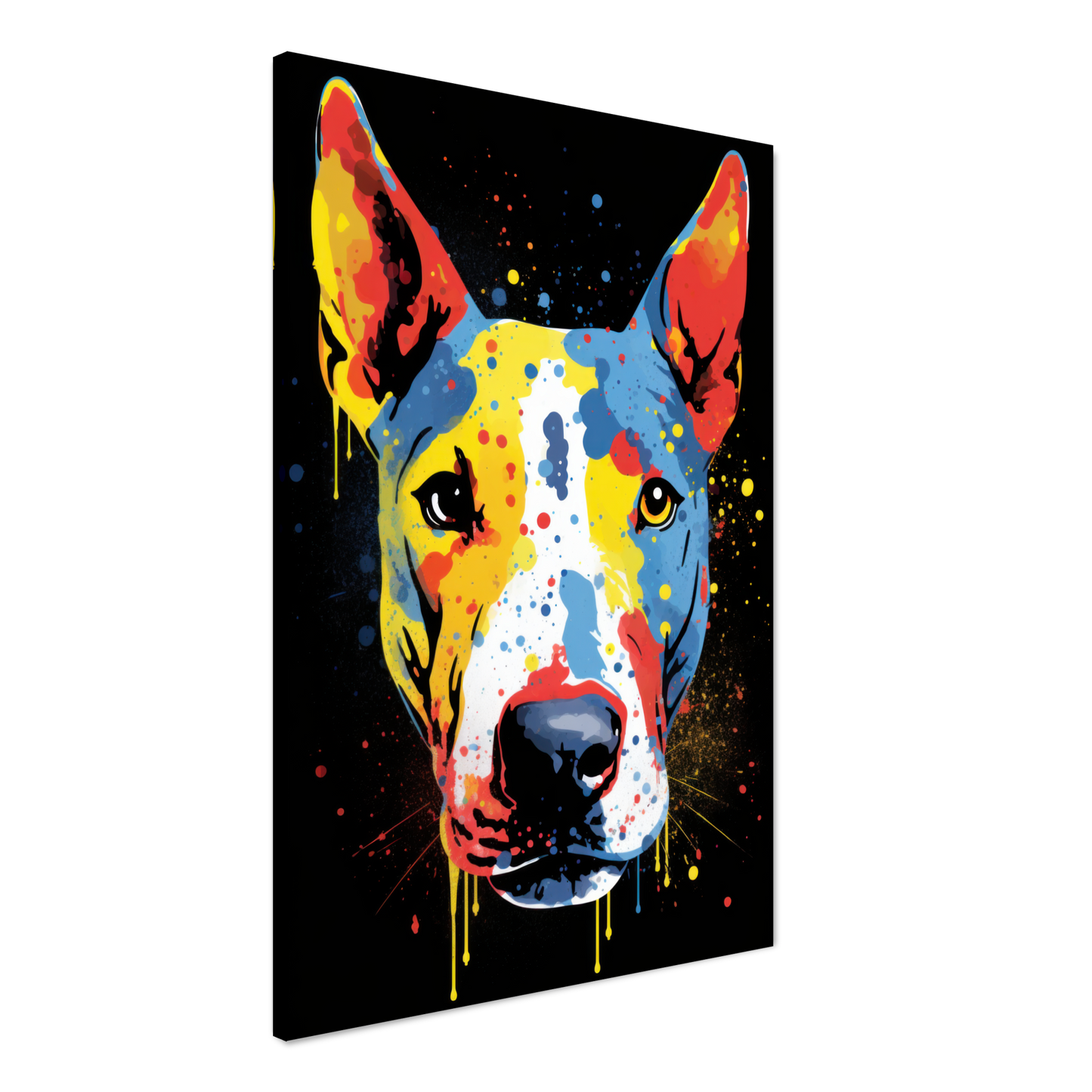 Bullterrier Pop-Art (DOG165)