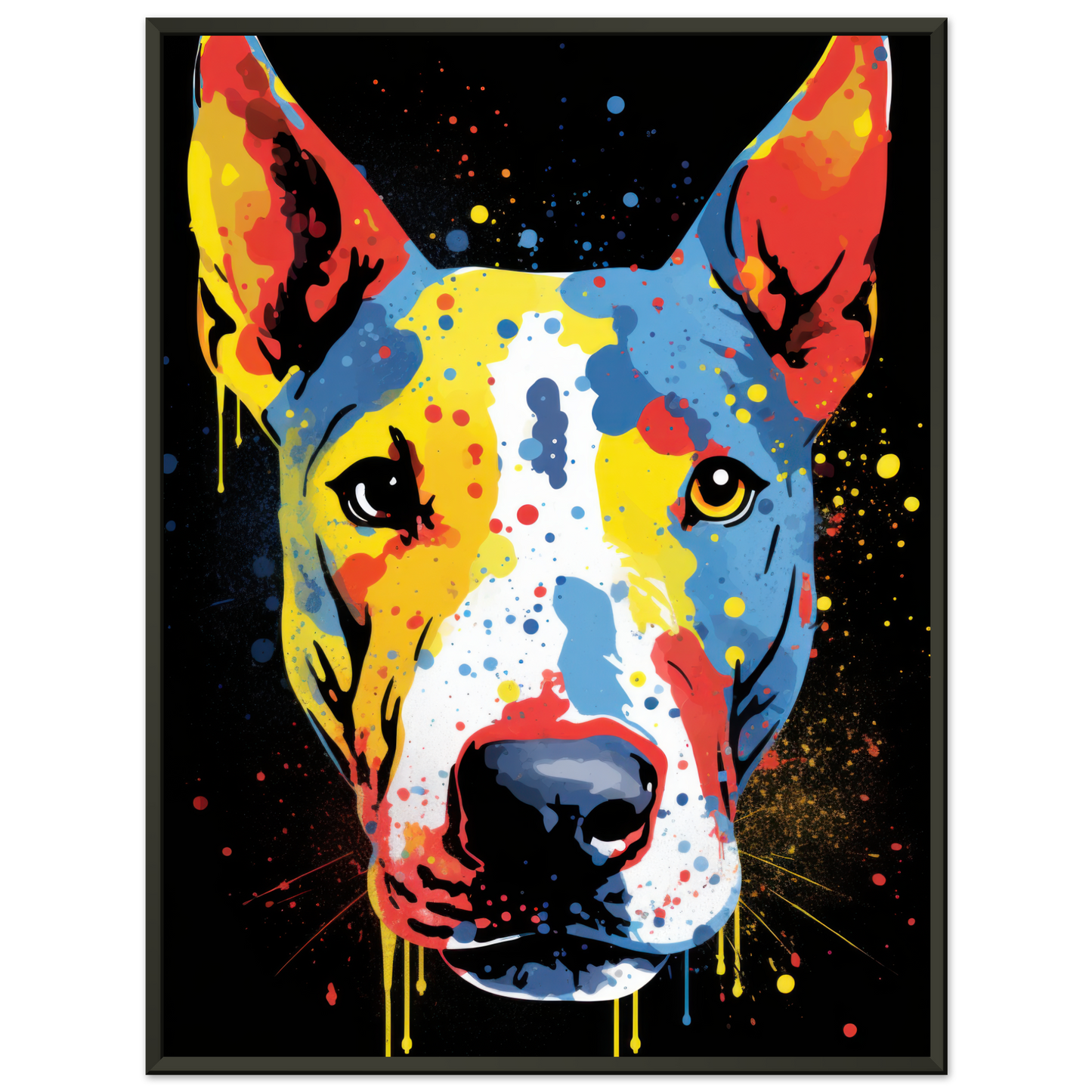 Bullterrier Pop-Art (DOG165)
