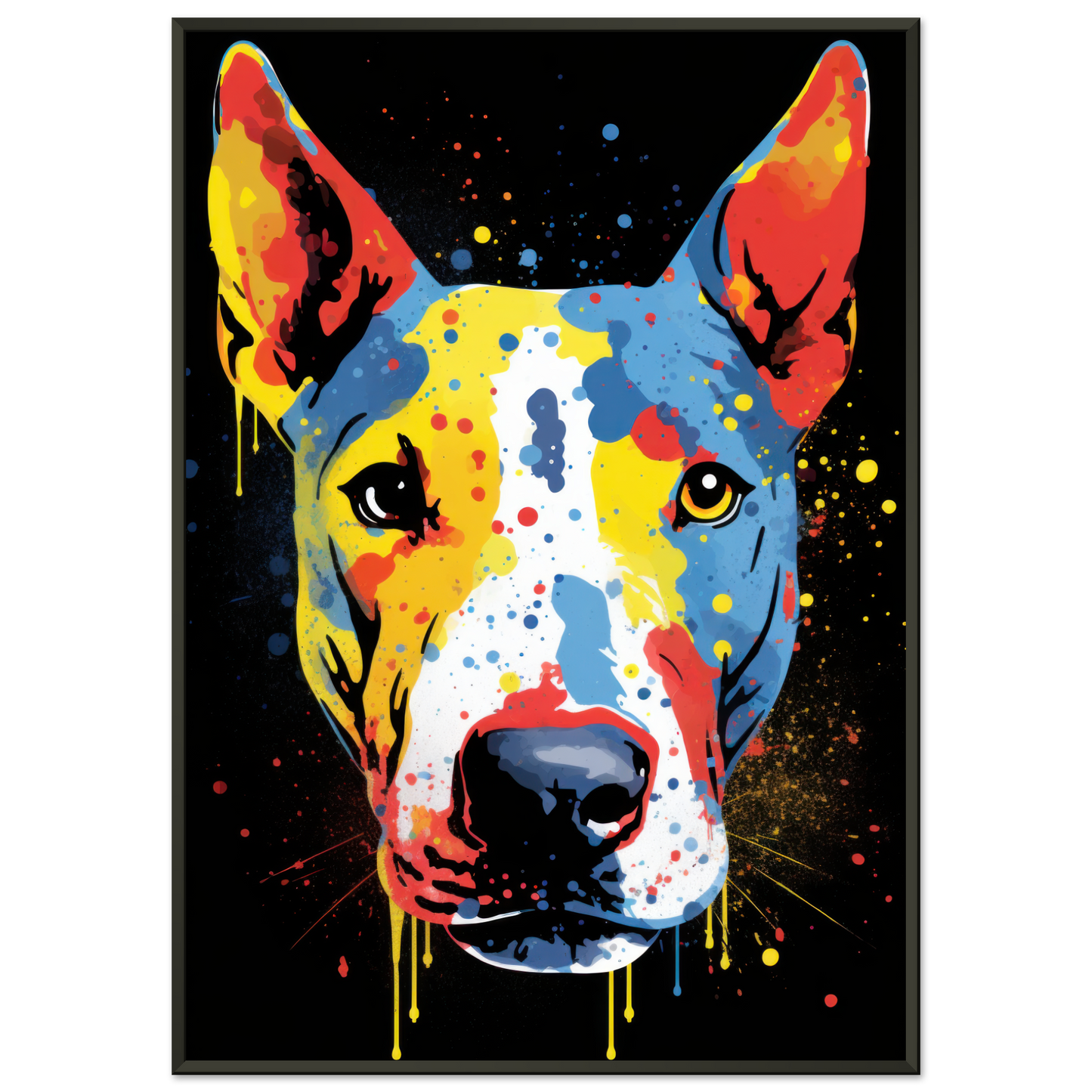 Bullterrier Pop-Art (DOG165)