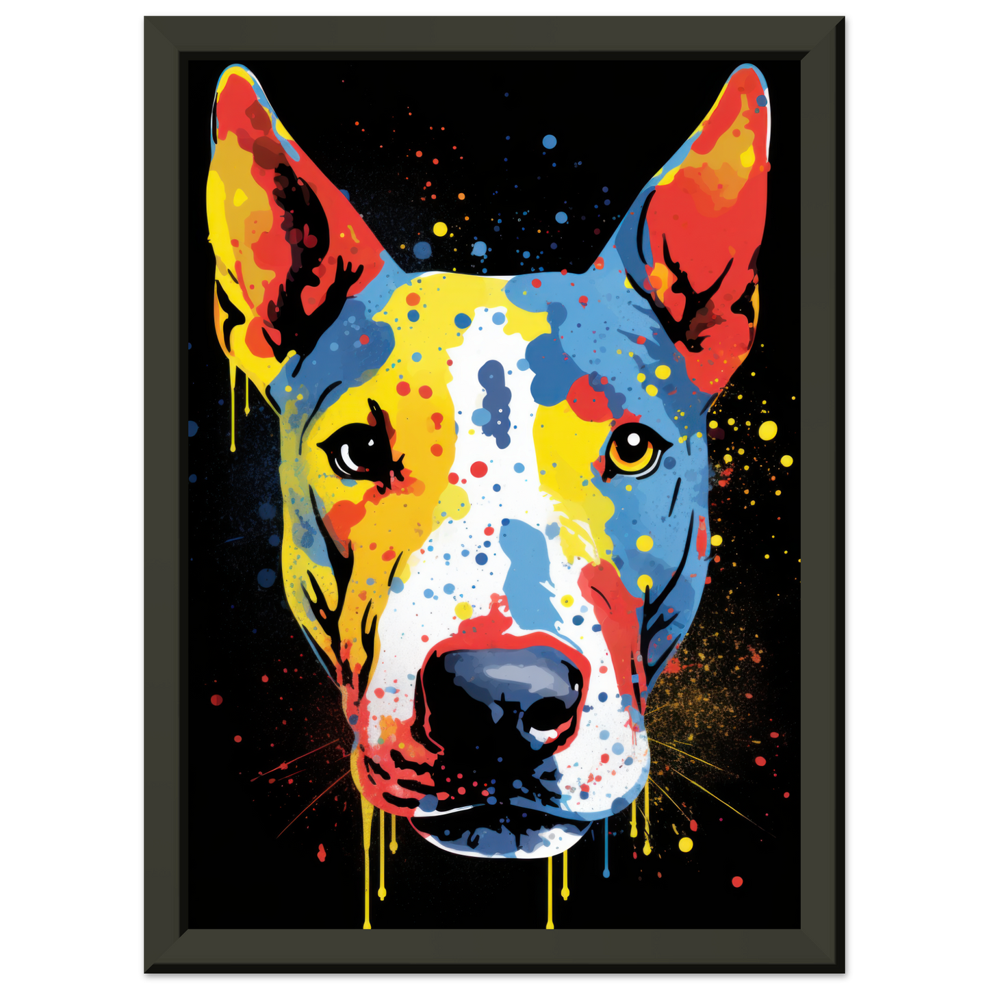 Bullterrier Pop-Art (DOG165)