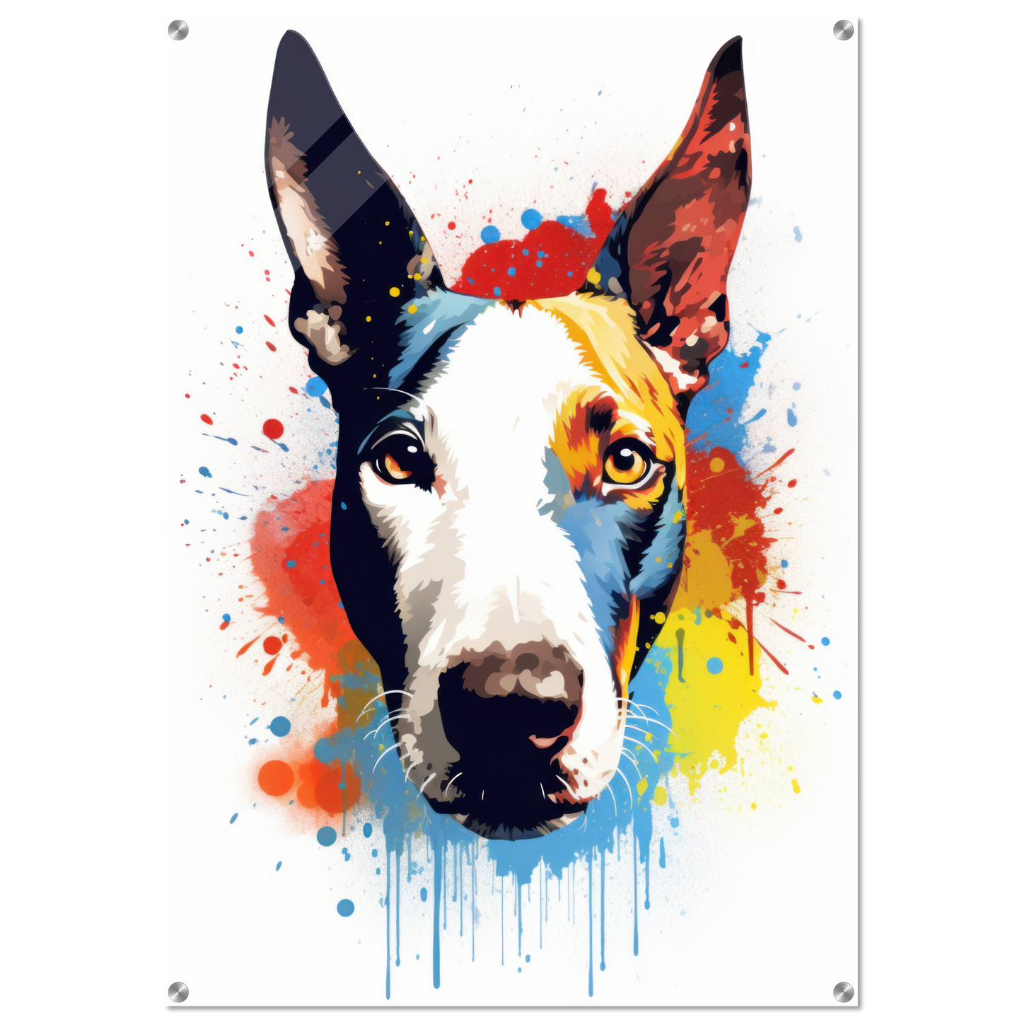 Bullterrier Pop-Art (DOG170)