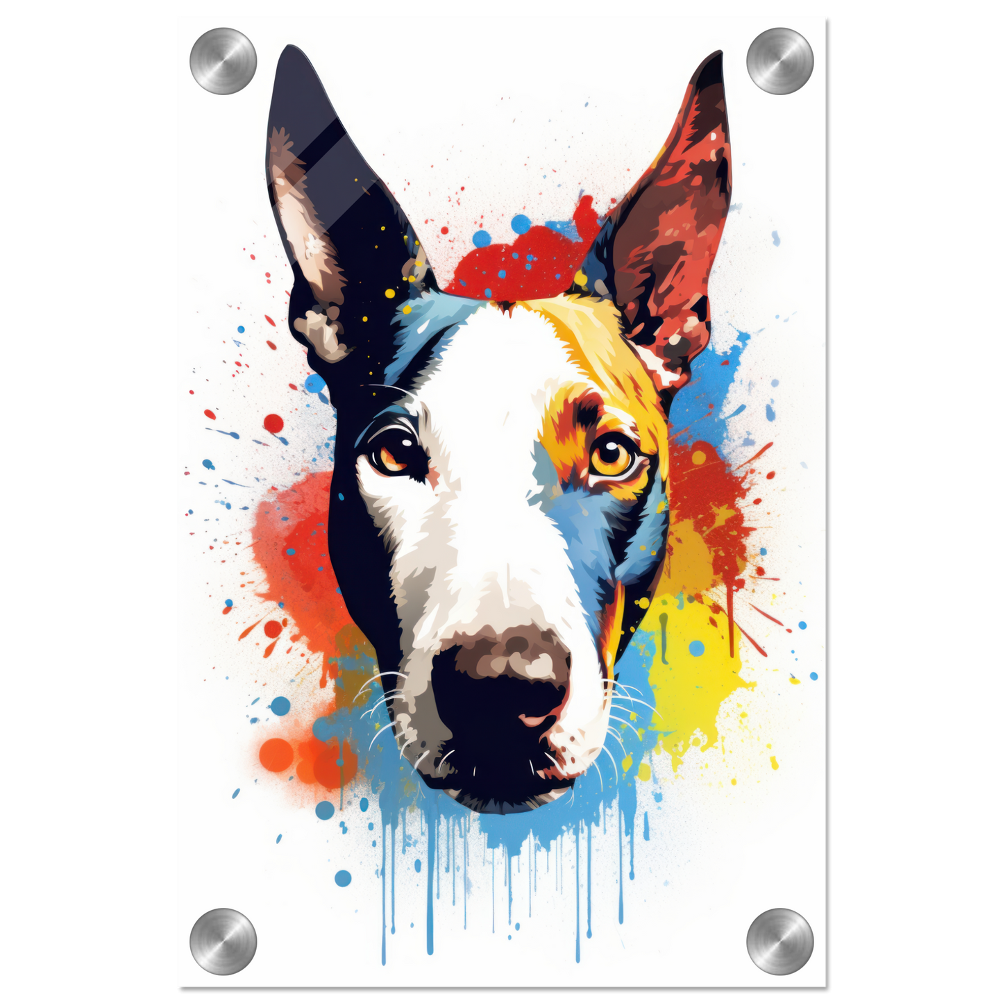 Bullterrier Pop-Art (DOG170)