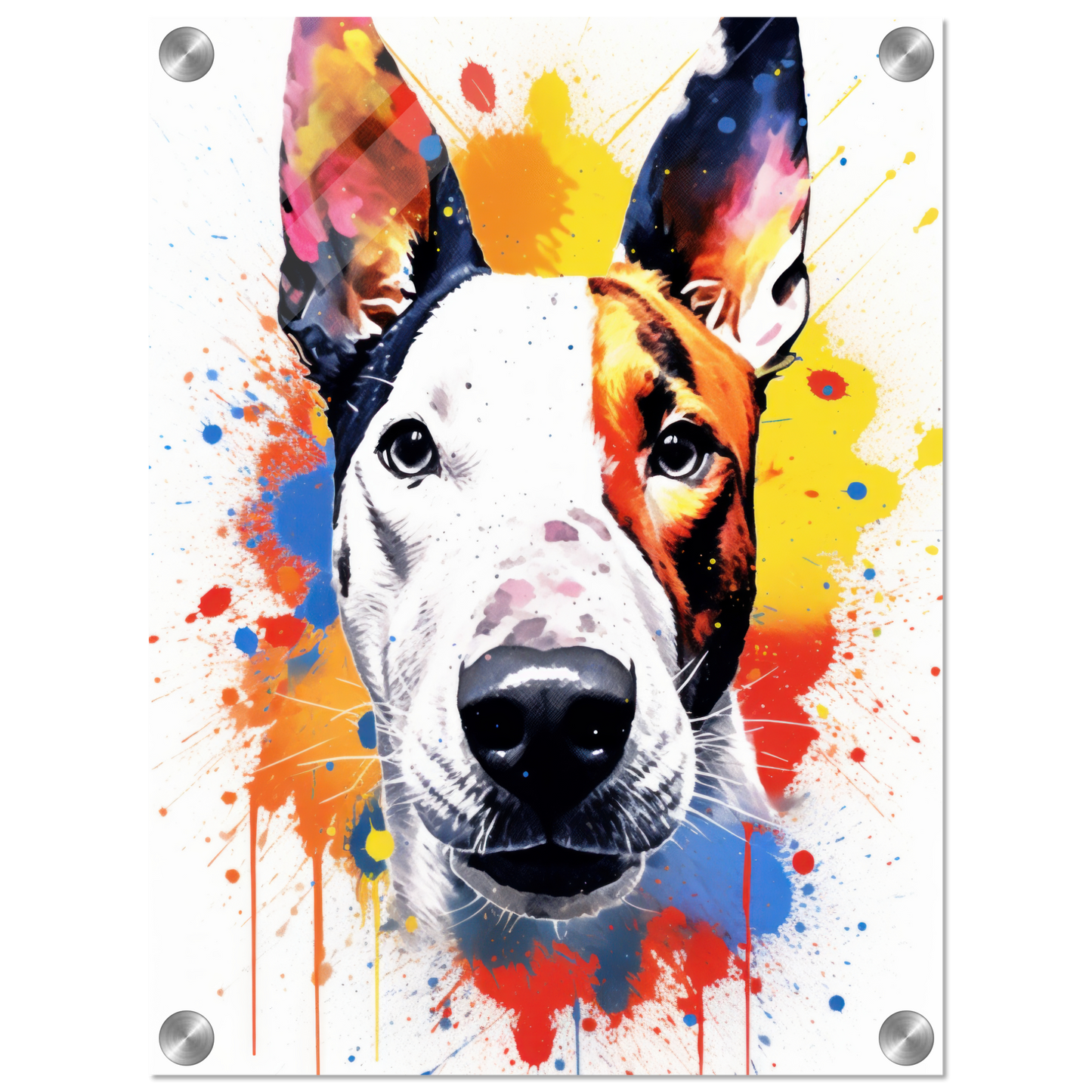 Bullterrier Pop-Art (DOG172)