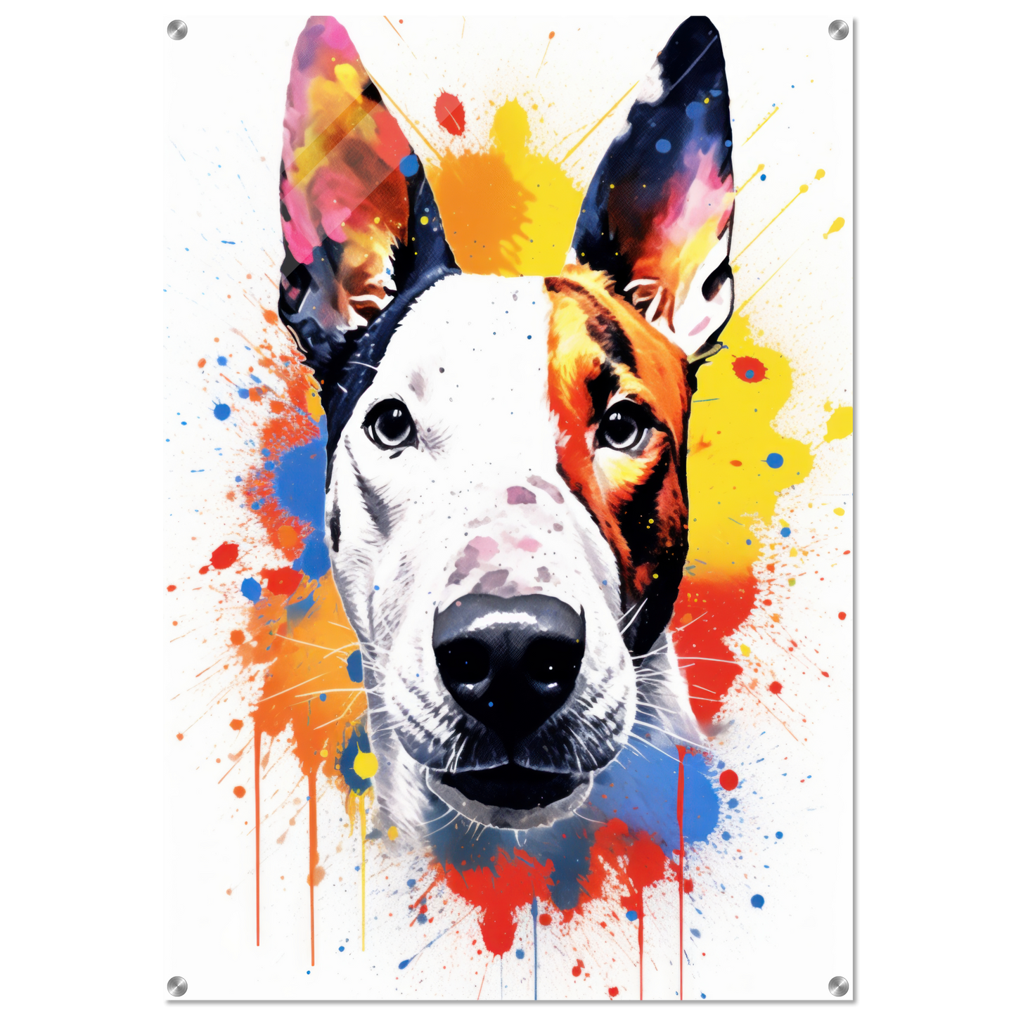 Bullterrier Pop-Art (DOG172)