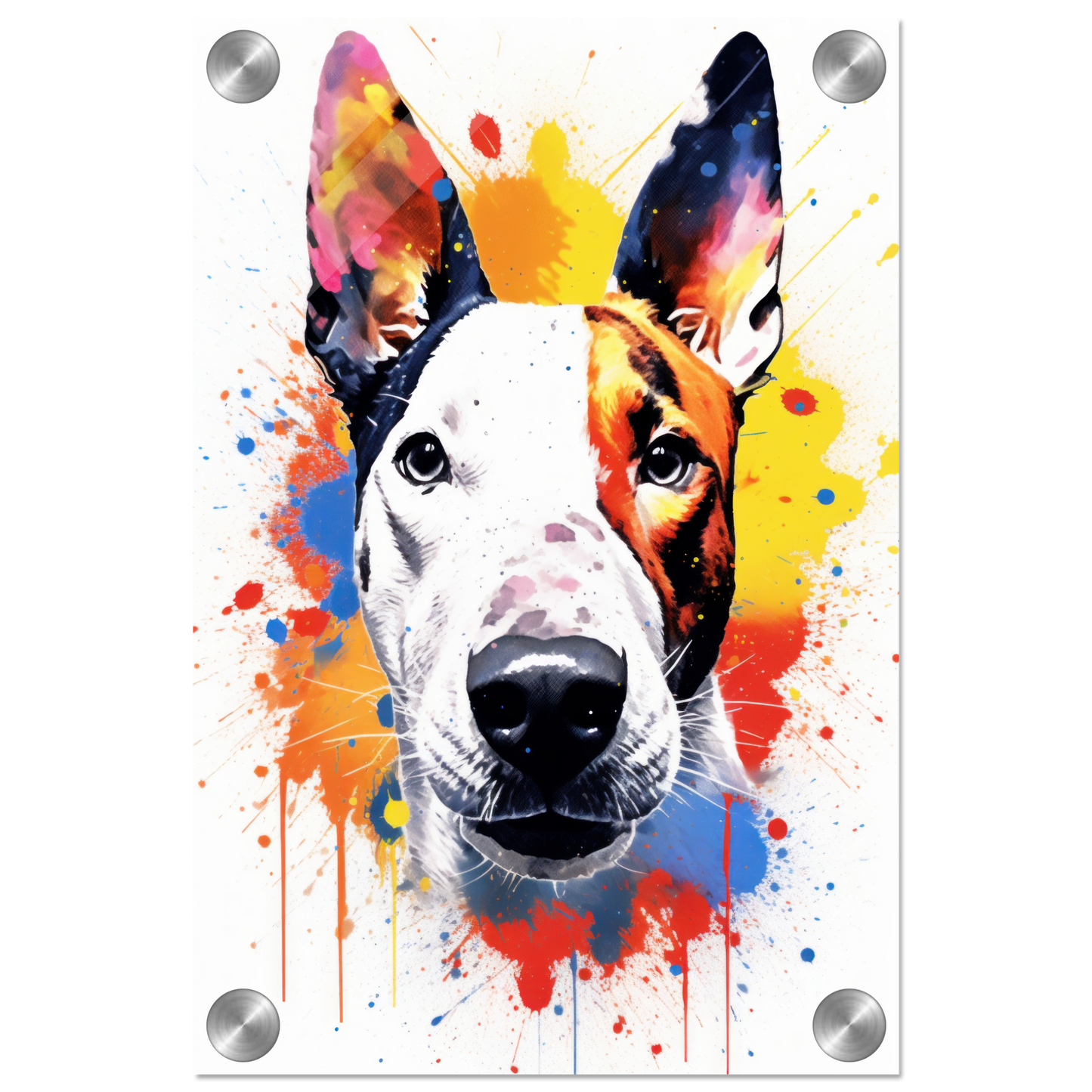 Bullterrier Pop-Art (DOG172)