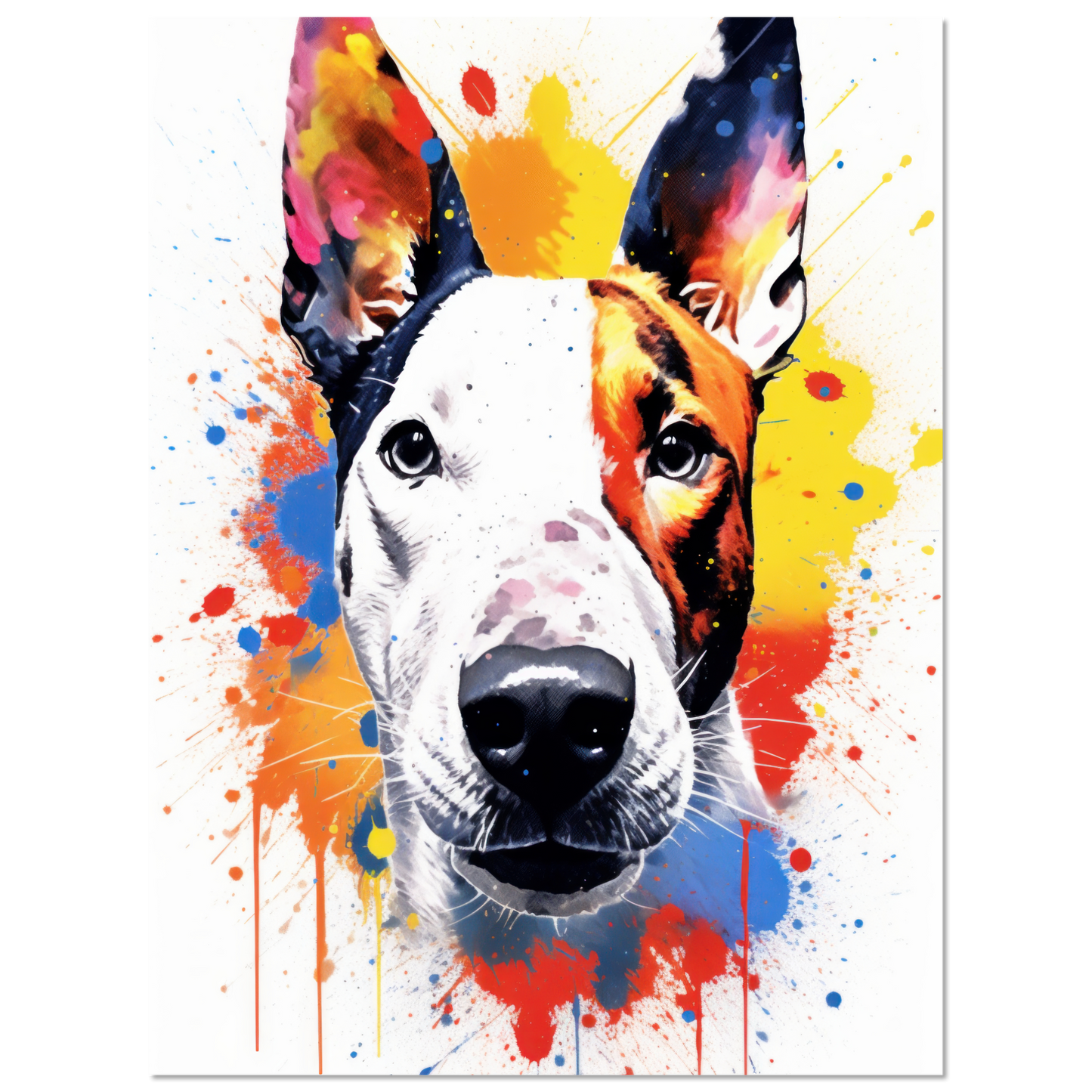 Bullterrier Pop-Art (DOG172)