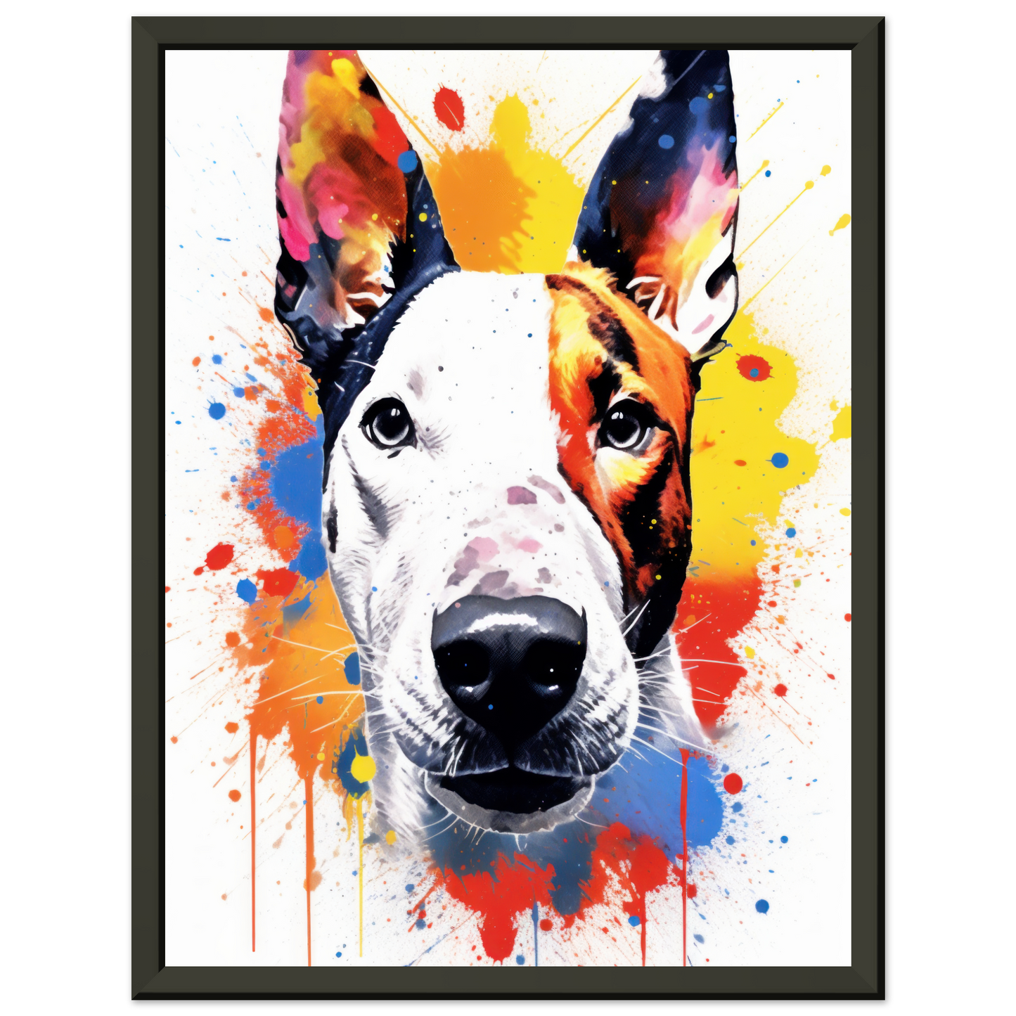 Bullterrier Pop-Art (DOG172)