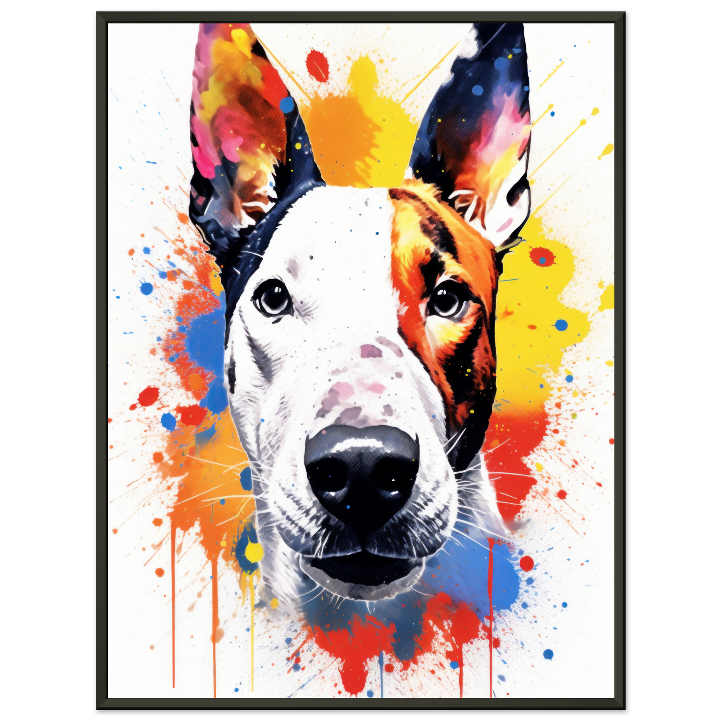 Bullterrier Pop-Art (DOG172)