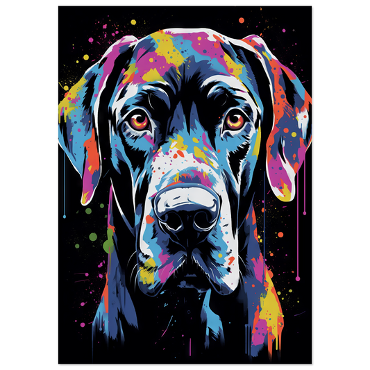 Hund Deutsche Dogge Pop-Art (DOG25)