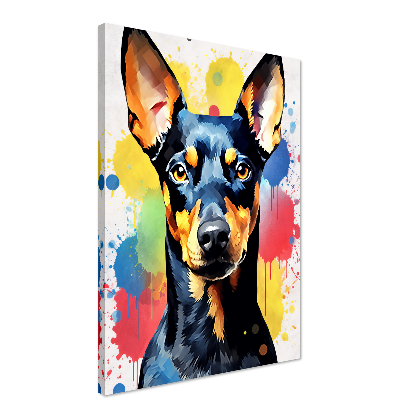 Deutscher Pinscher Pop-Art (DOG261)