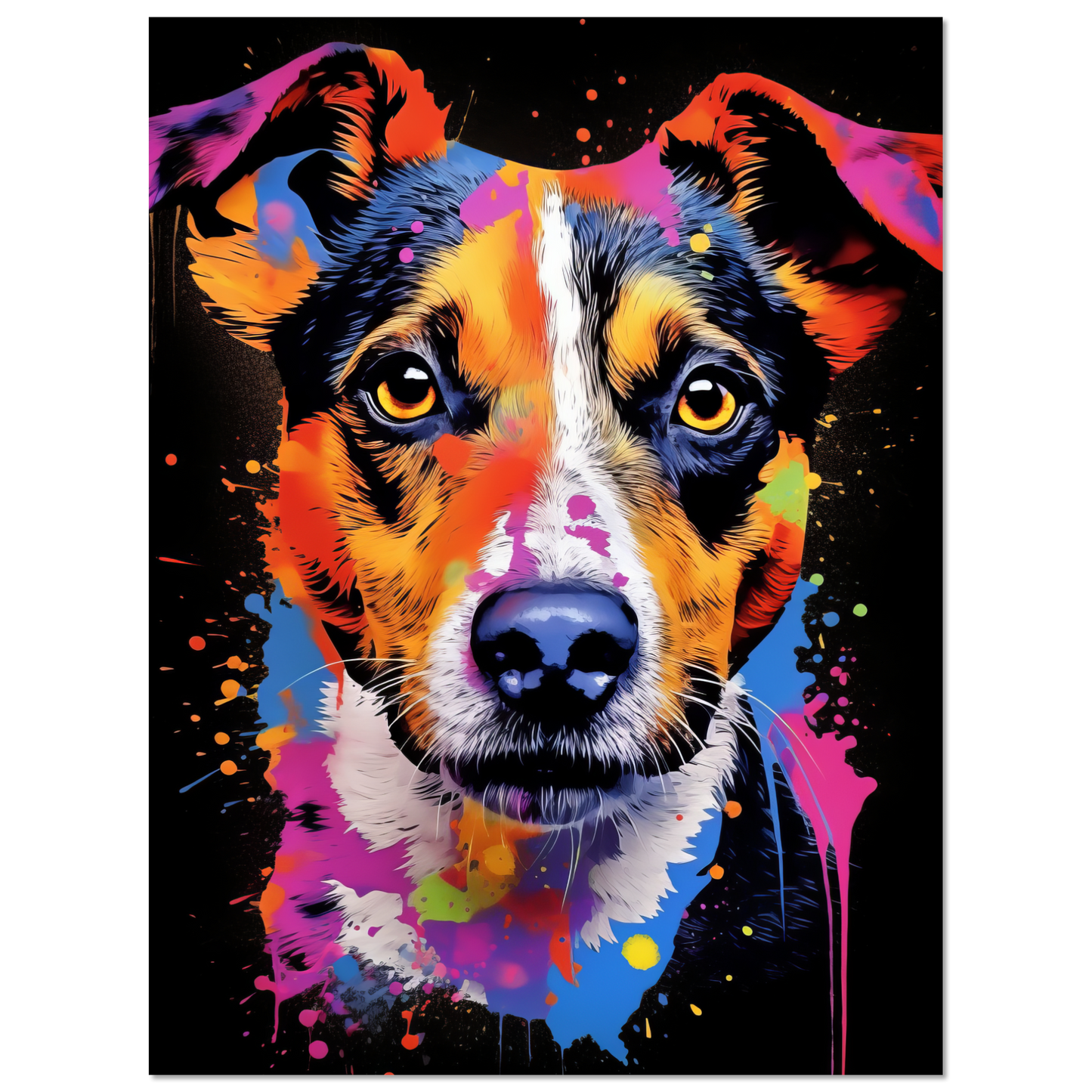 Jack Russell Terrier Pop Art (DOG277)