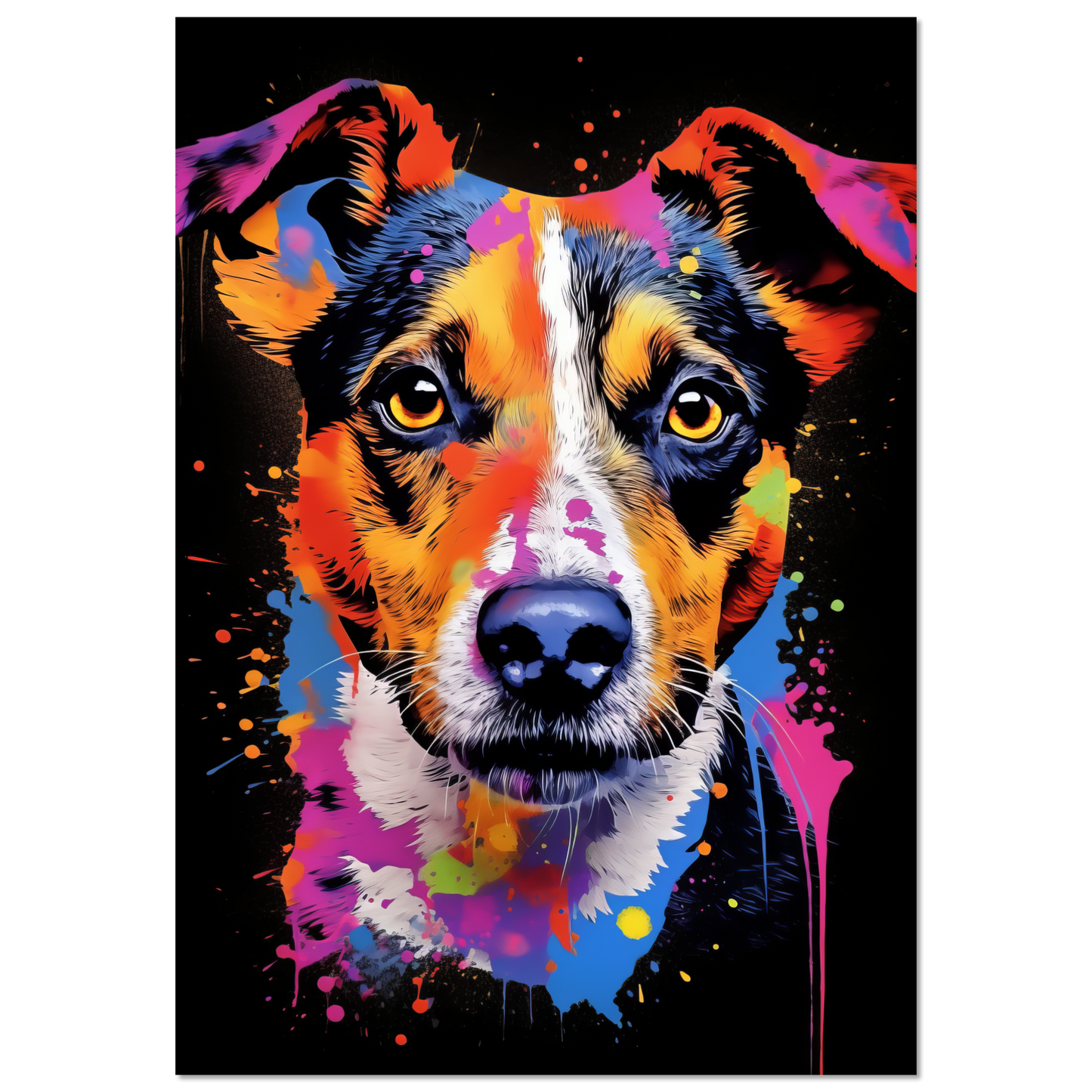 Jack Russell Terrier Pop Art (DOG277)