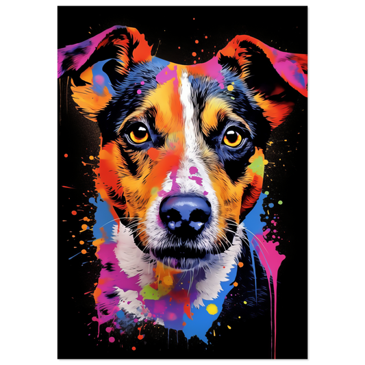 Jack Russell Terrier Pop-Art (DOG277)