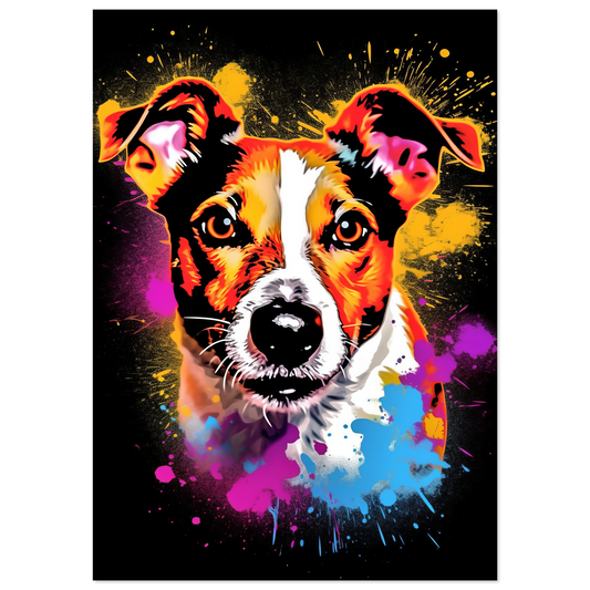 Jack Russell Terrier Pop-Art (DOG278)