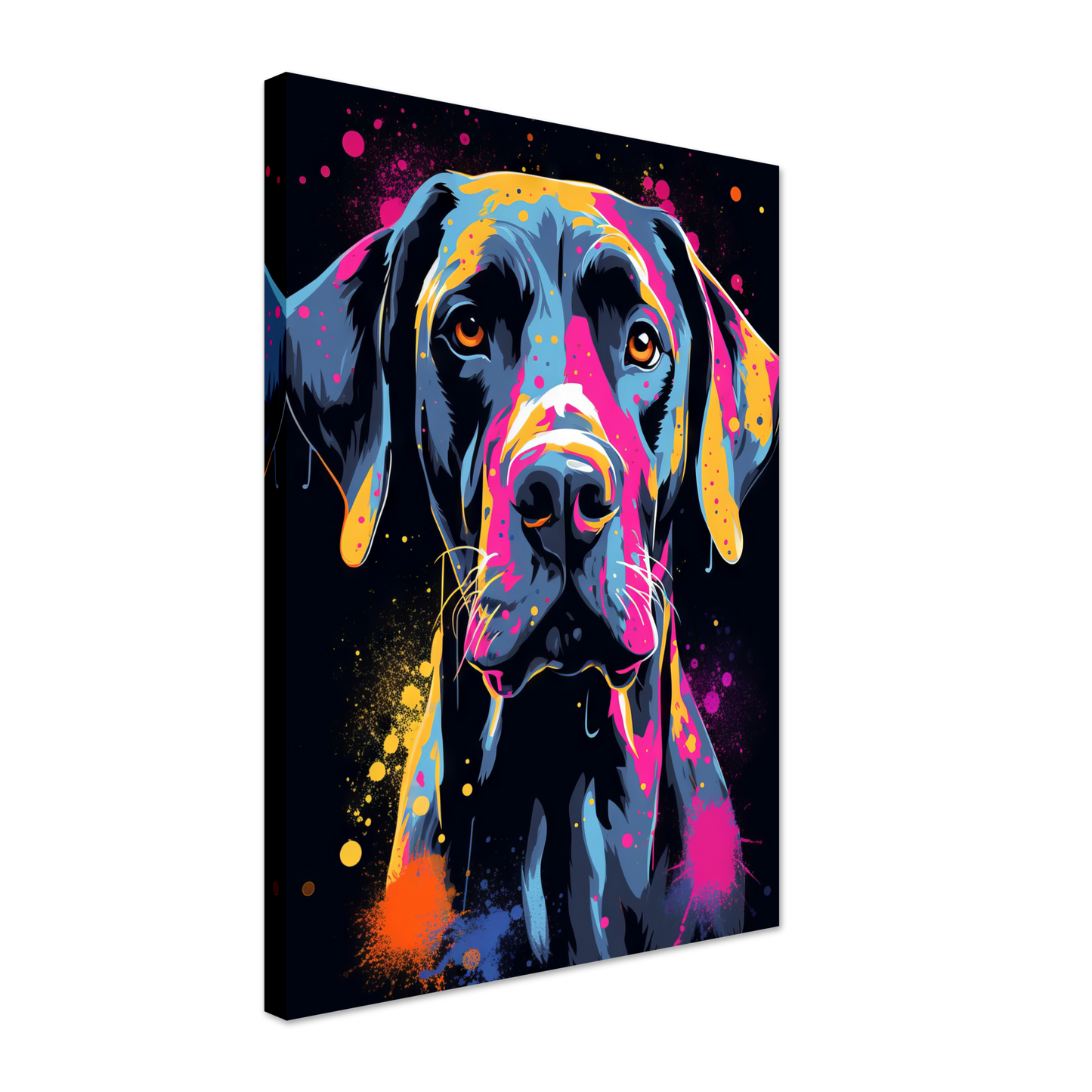 Hund Deutsche Dogge Pop-Art (DOG27)