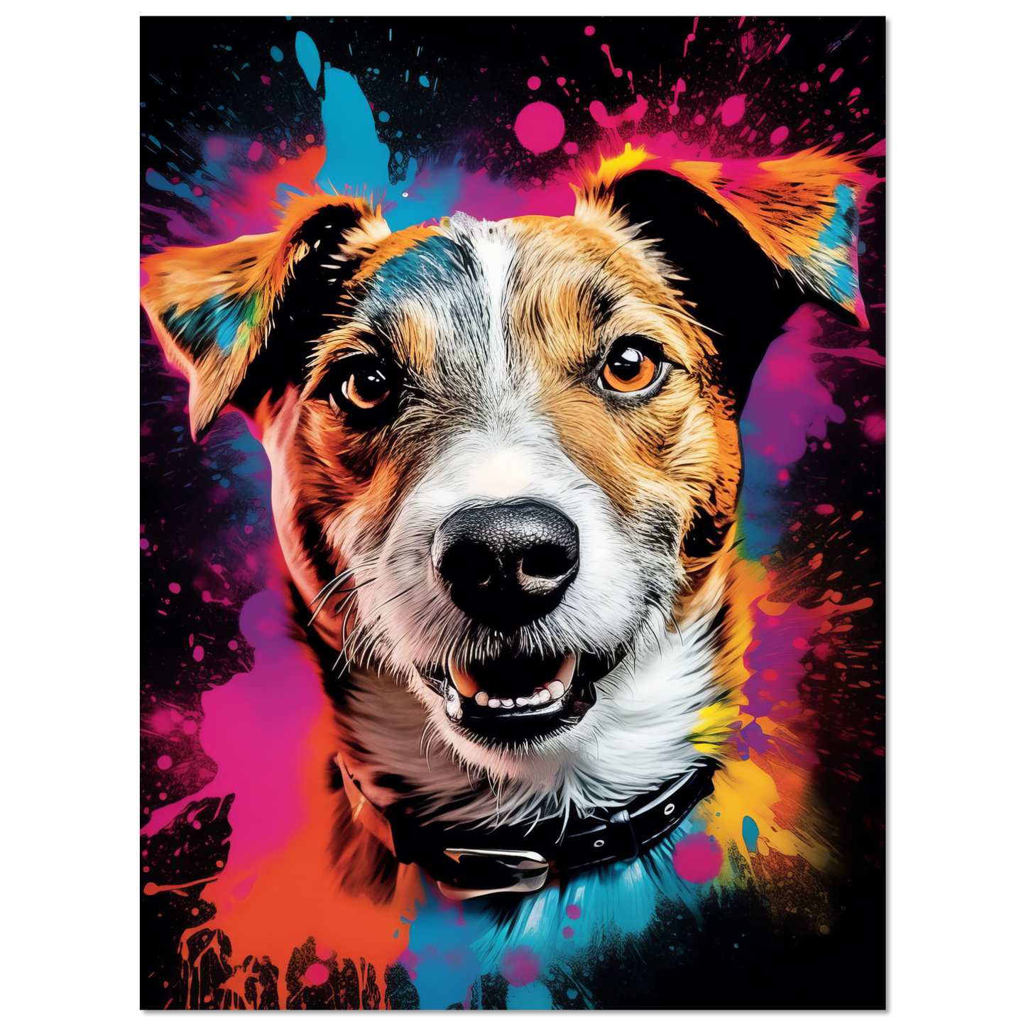 Jack Russell Terrier Pop Art (DOG280)