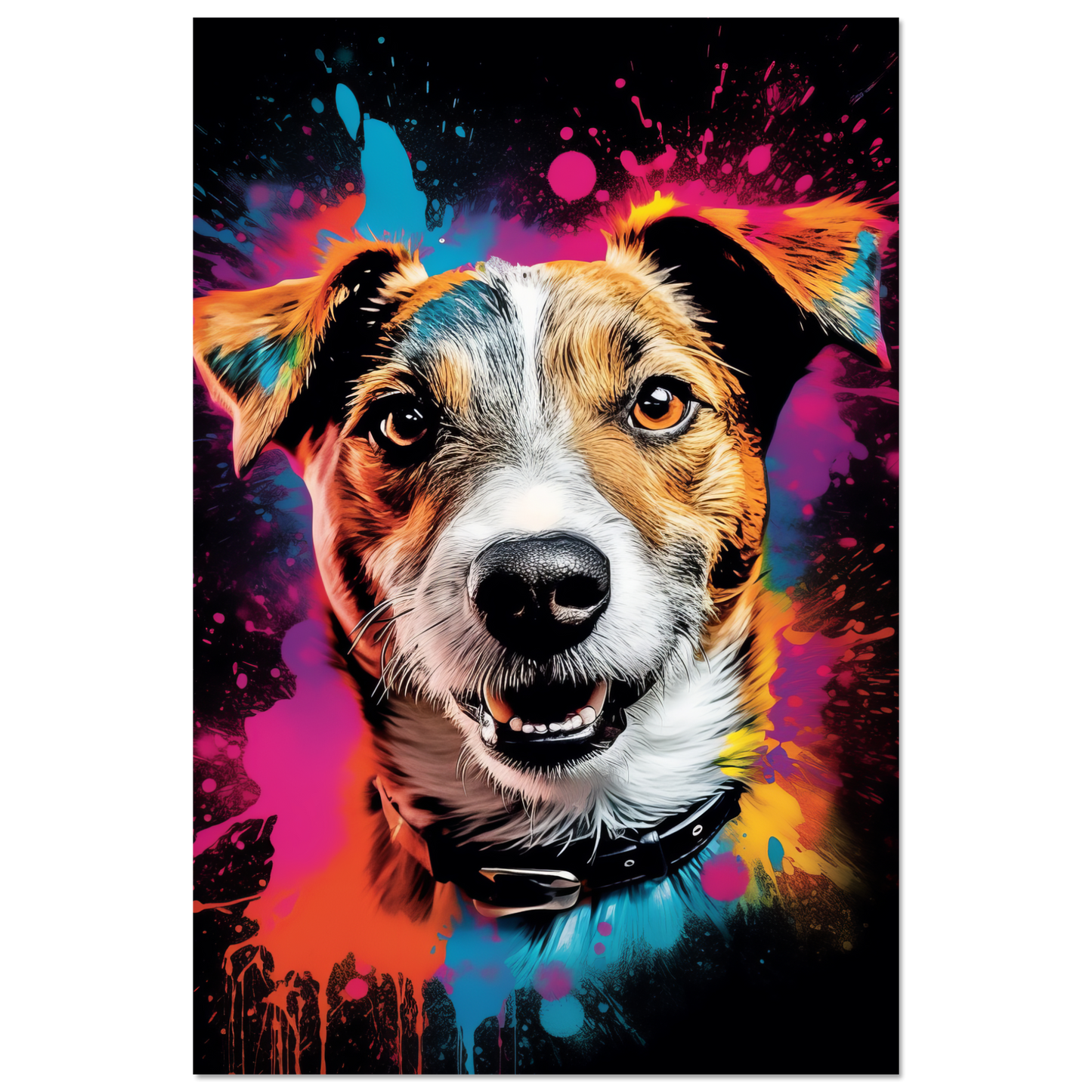Jack Russell Terrier Pop Art (DOG280)