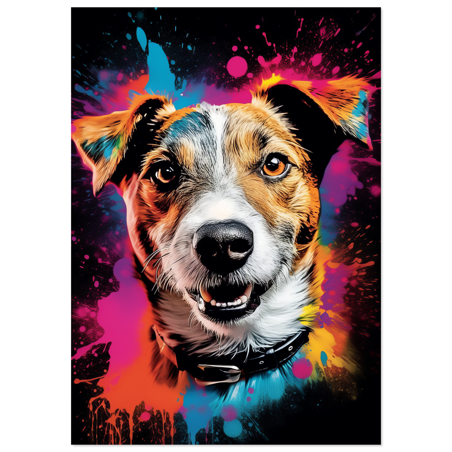 Jack Russell Terrier Pop Art (DOG280)