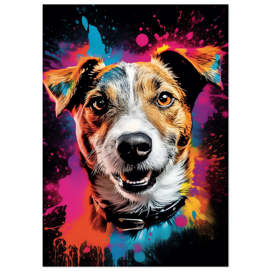 Jack Russell Terrier Pop-Art (DOG280)