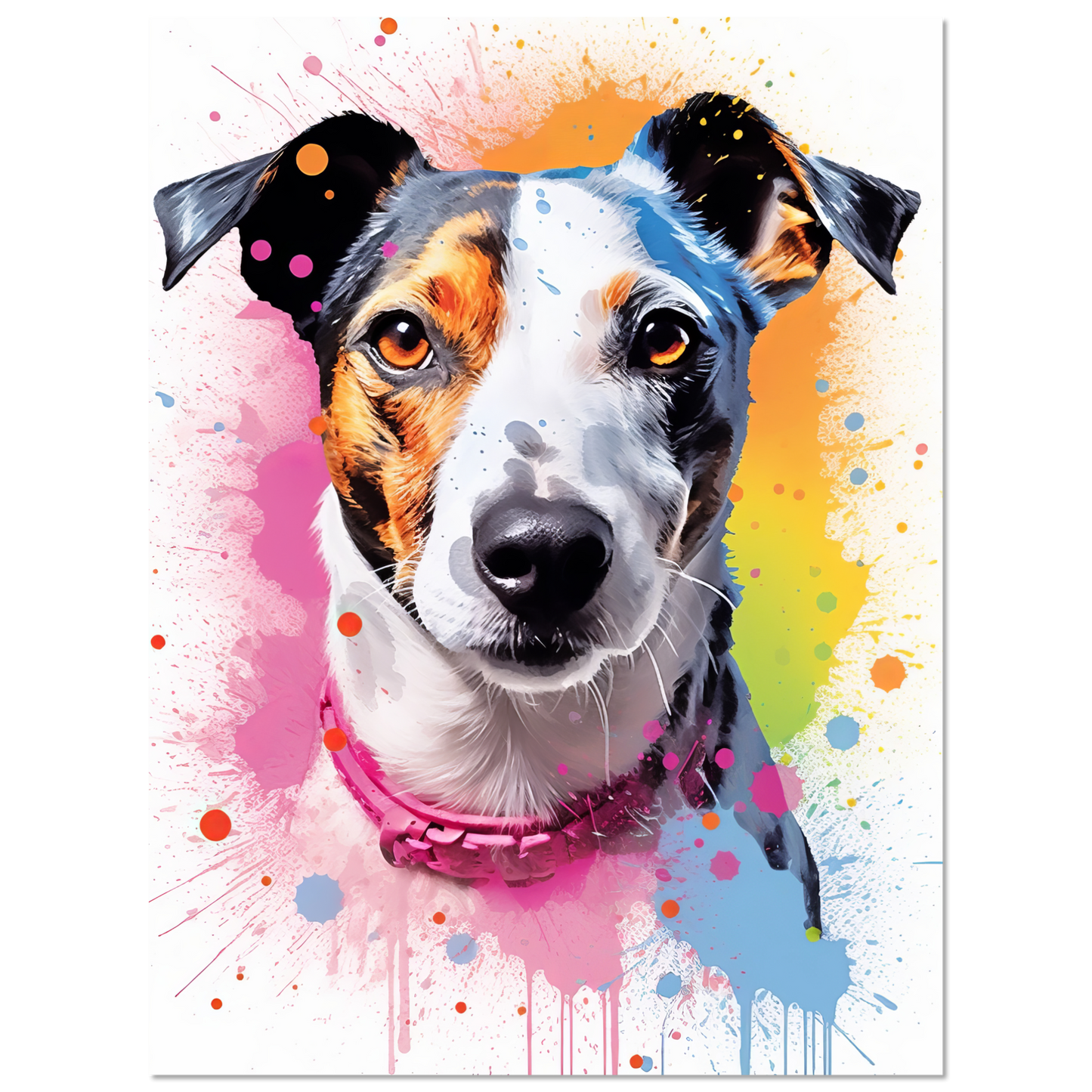 Jack Russell Terrier Pop Art (DOG282)