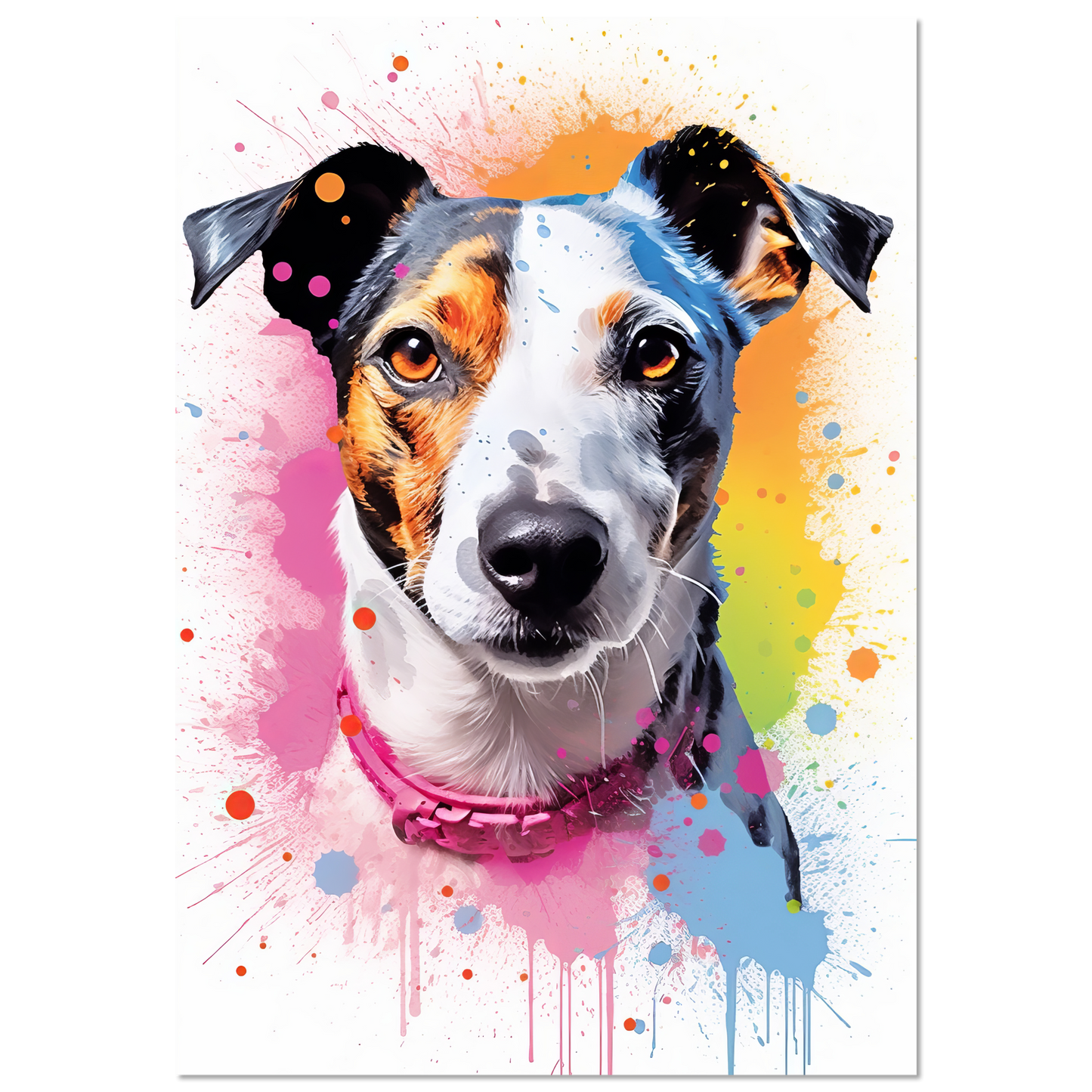 Jack Russell Terrier Pop Art (DOG282)