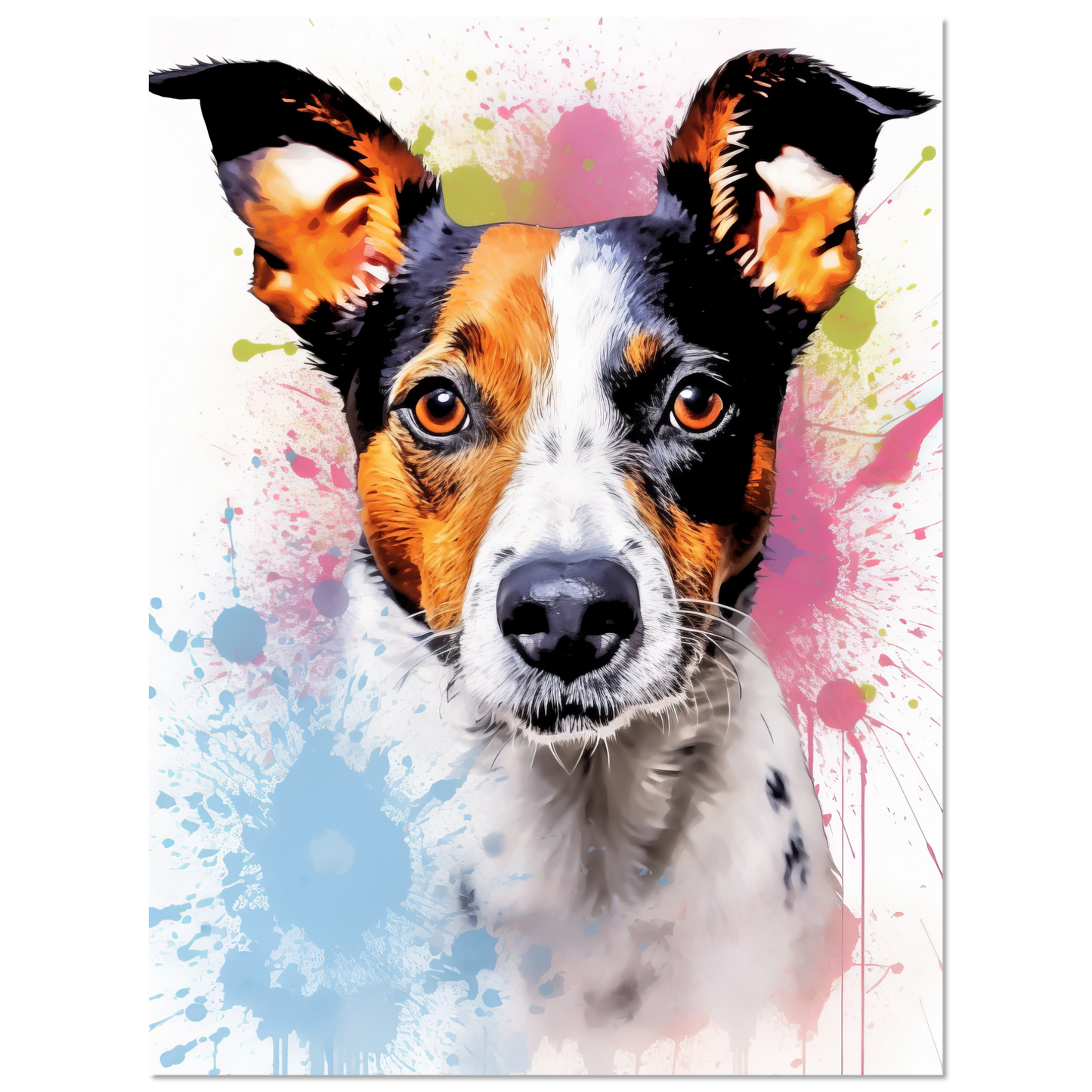 Jack Russell Terrier Pop Art (DOG283)