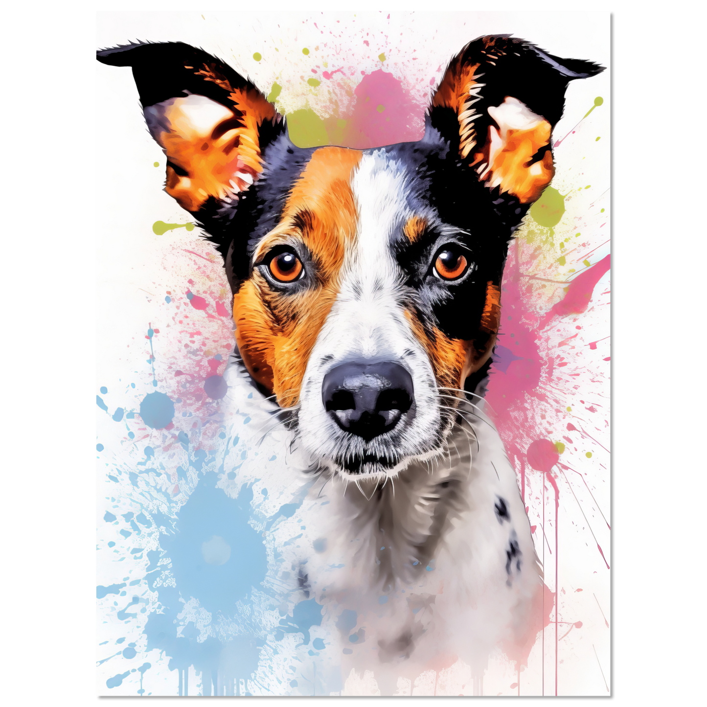 Jack Russell Terrier Pop Art (DOG283)