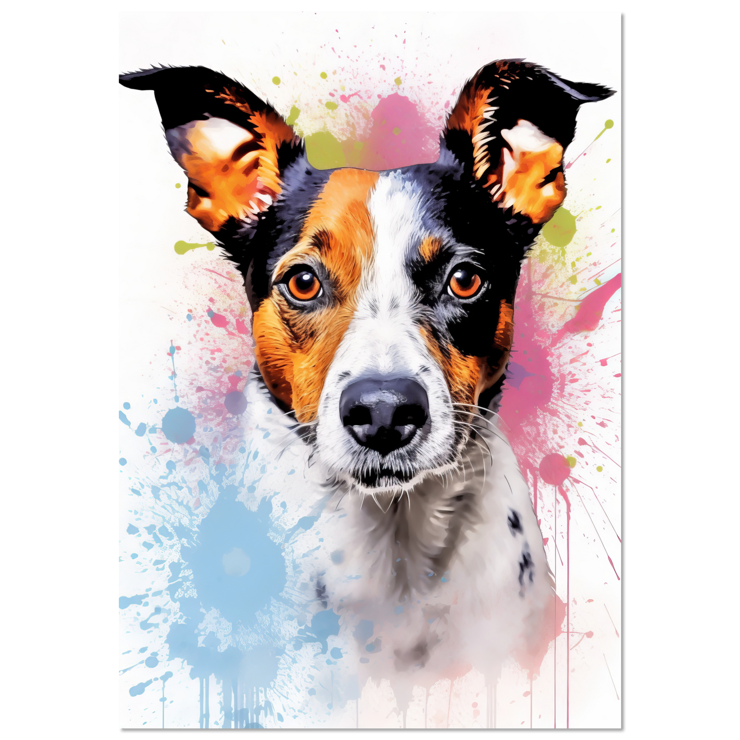 Jack Russell Terrier Pop Art (DOG283)