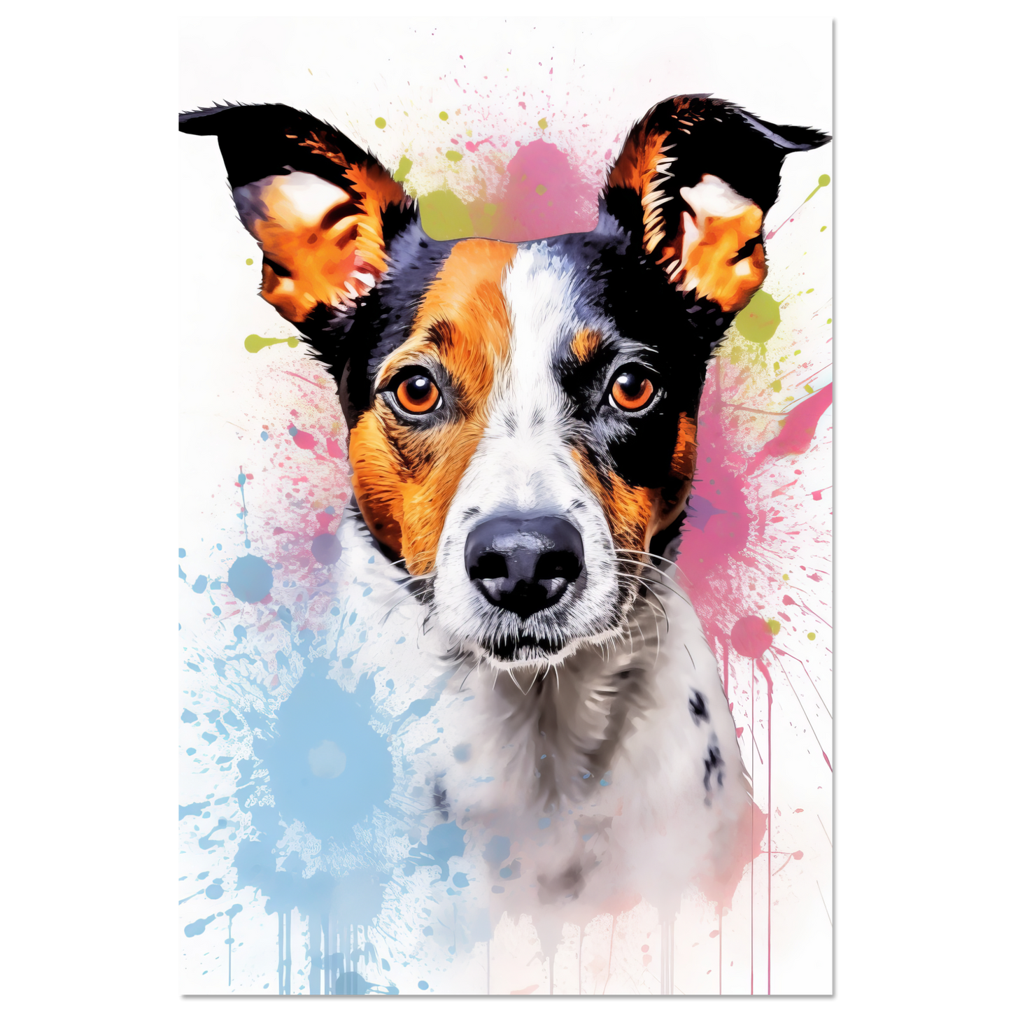 Jack Russell Terrier Pop Art (DOG283)