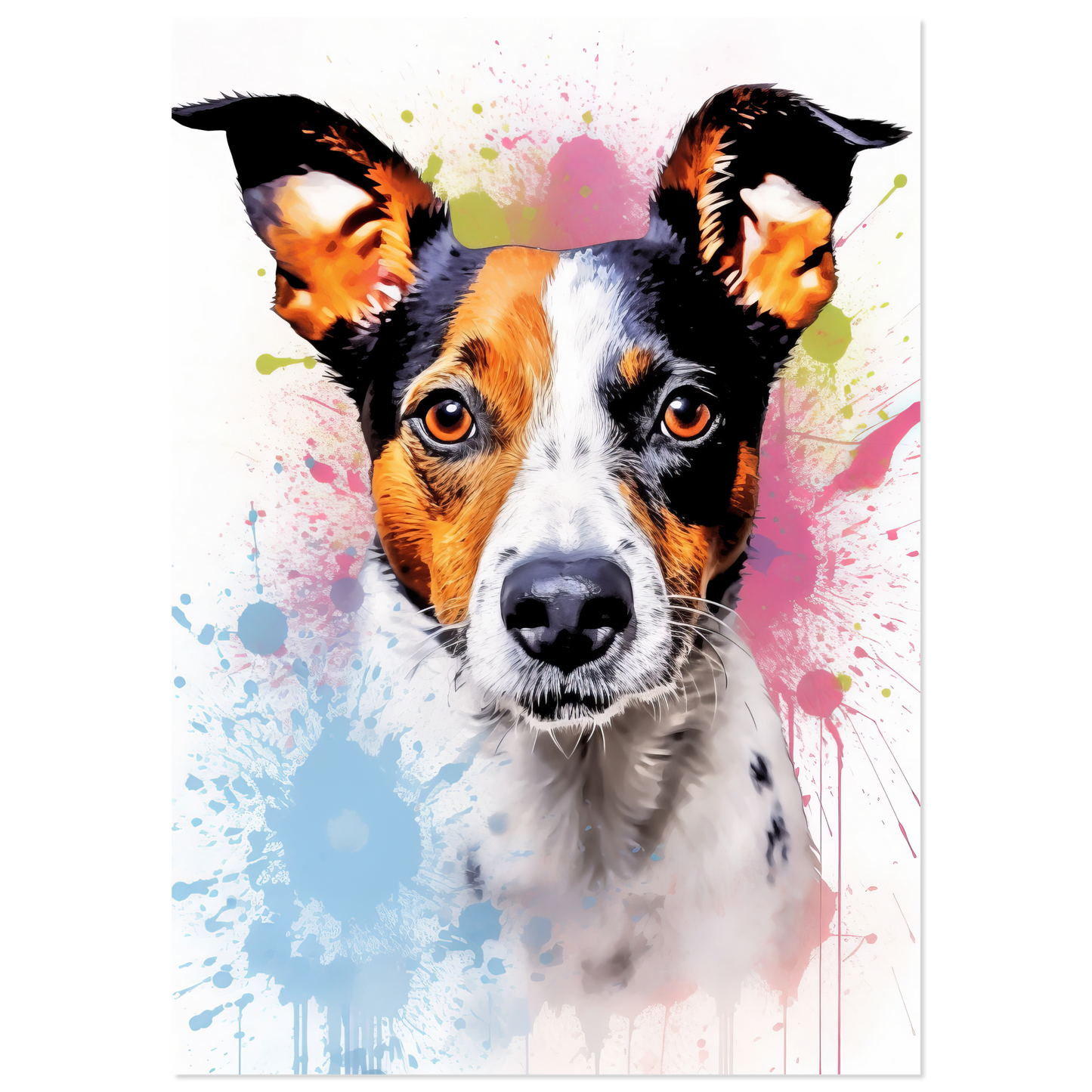 Jack Russell Terrier Pop Art (DOG283)