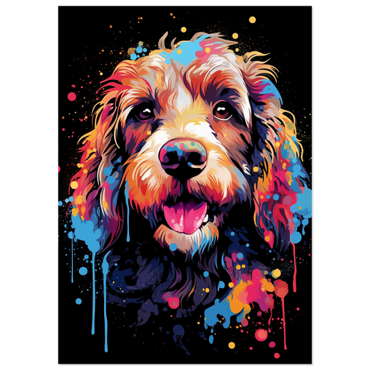 Cockapoo pop art (DOG289)