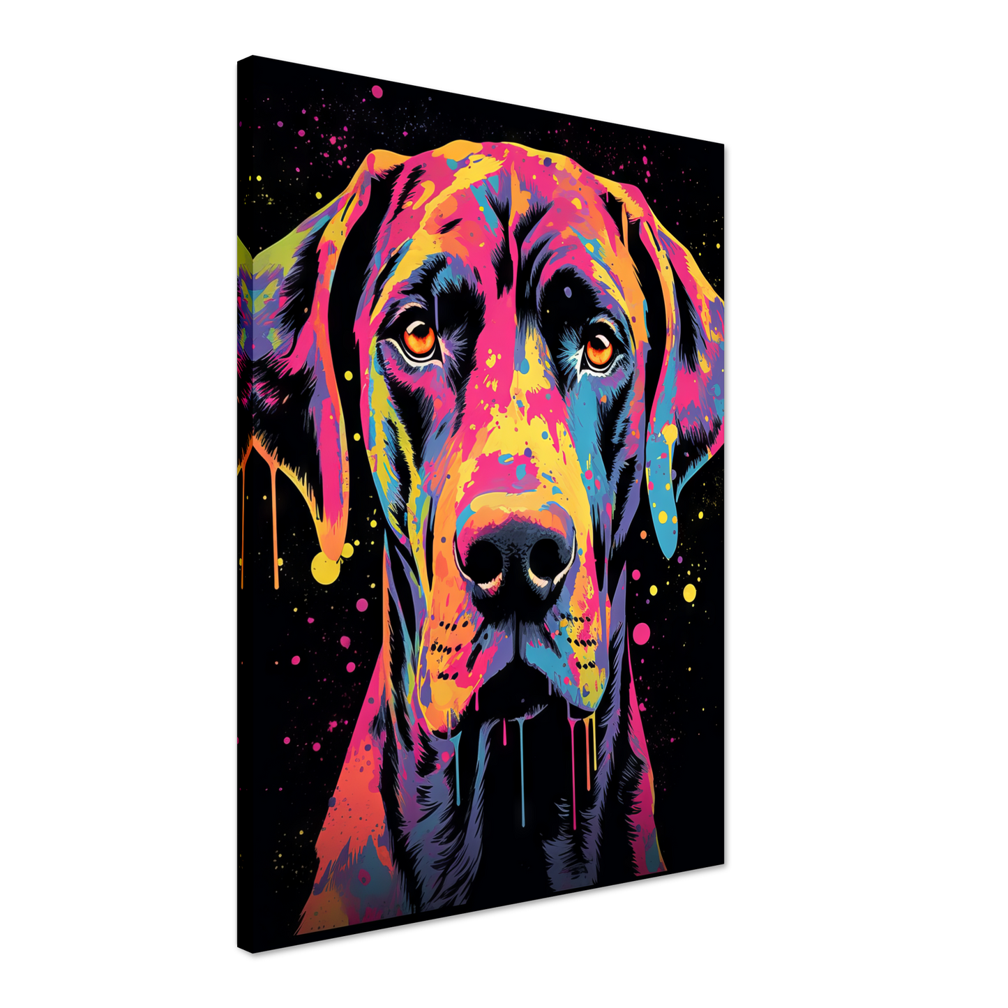 Hund Deutsche Dogge Pop-Art (DOG28)