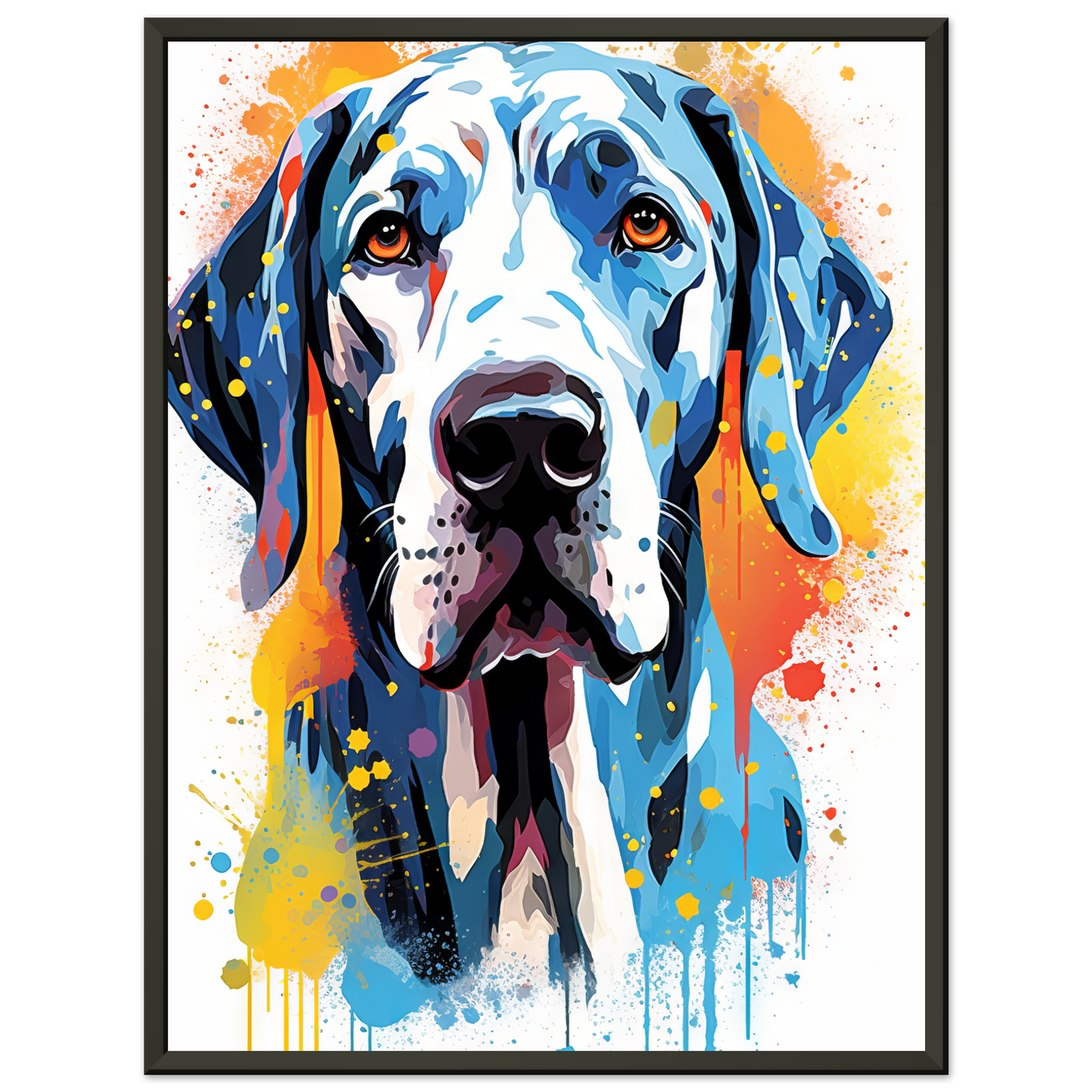 Hund Deutsche Dogge Pop-Art (DOG29)