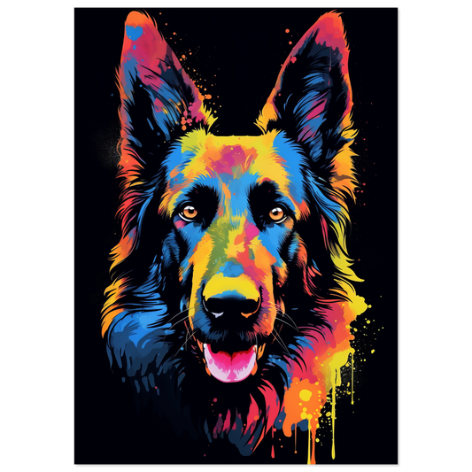 Belgischer Schäferhund Pop-Art (DOG301)