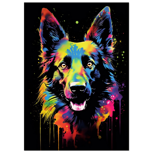 Belgischer Schäferhund Pop-Art (DOG303)