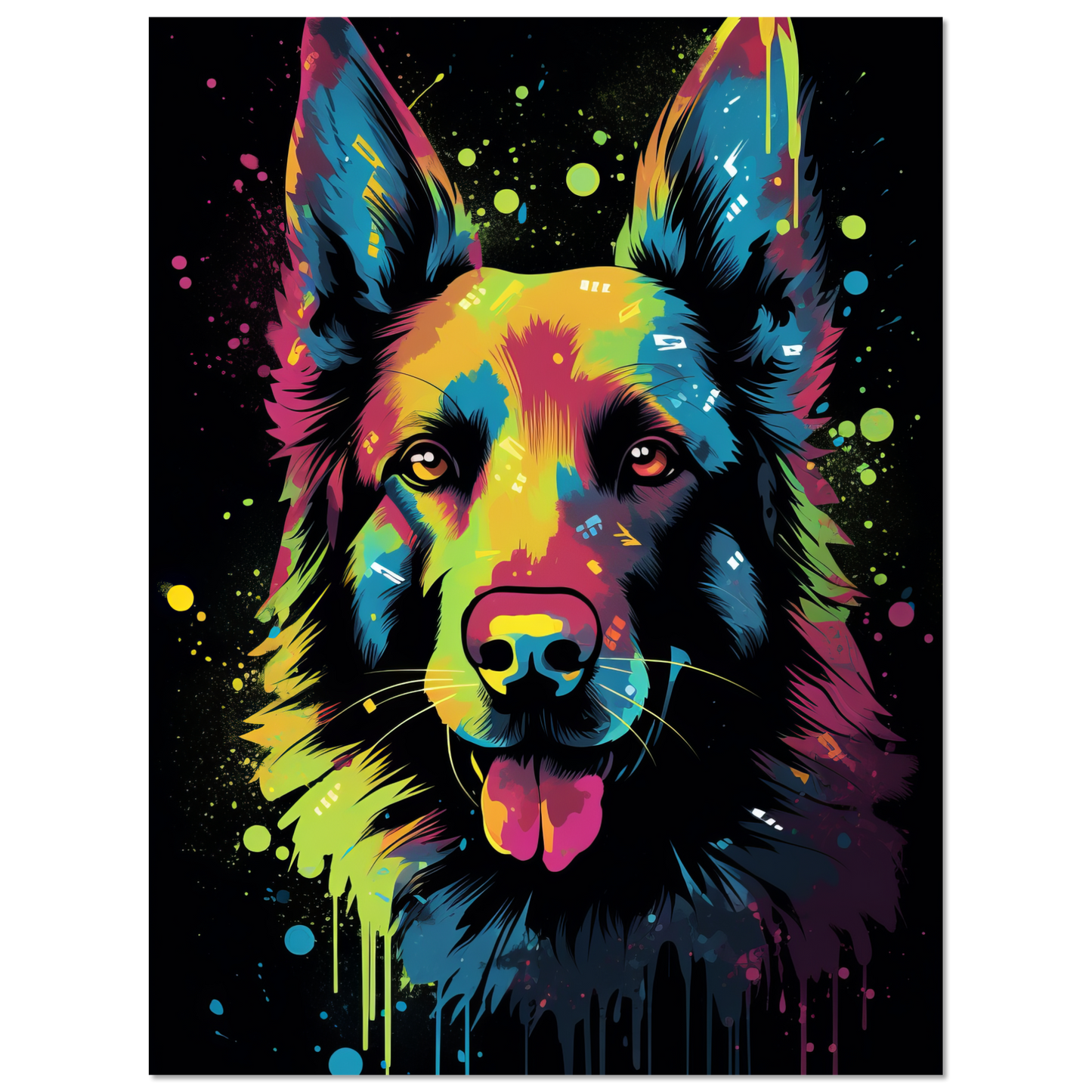Belgischer Schäferhund Pop-Art (DOG304)