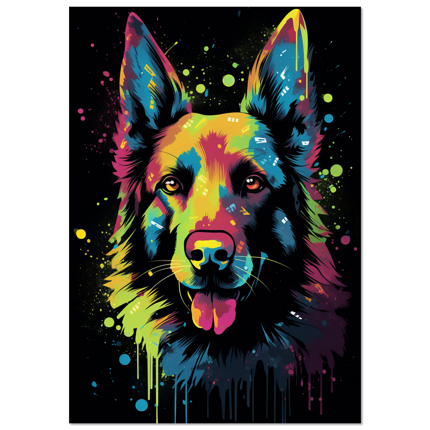 Belgischer Schäferhund Pop-Art (DOG304)