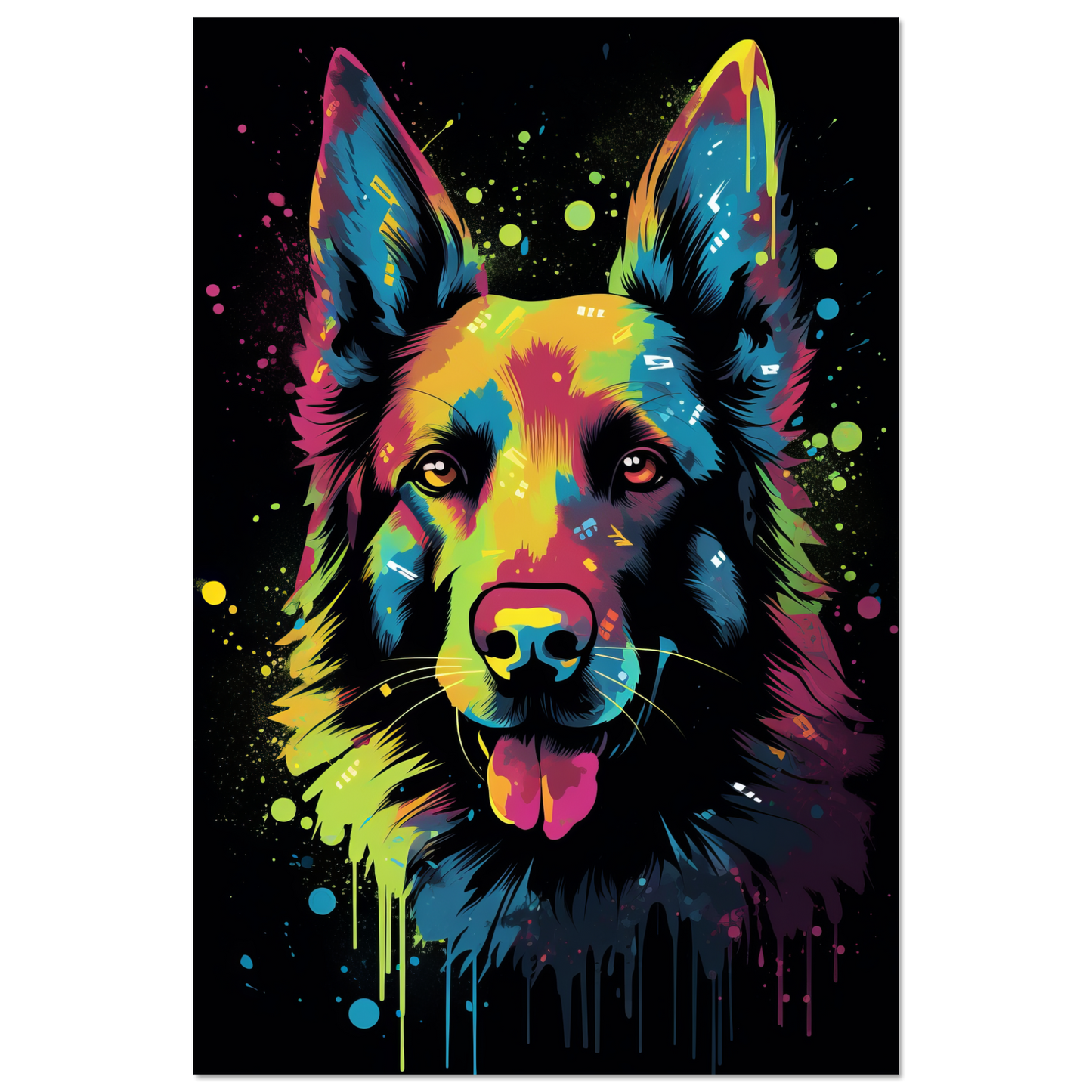 Belgischer Schäferhund Pop-Art (DOG304)