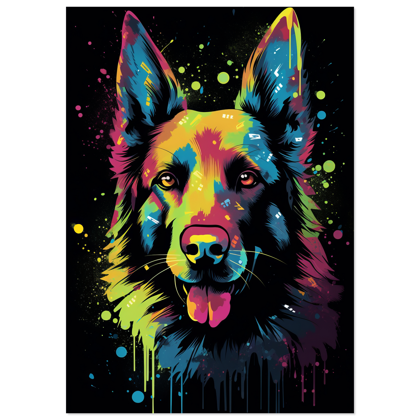 Belgischer Schäferhund Pop-Art (DOG304)